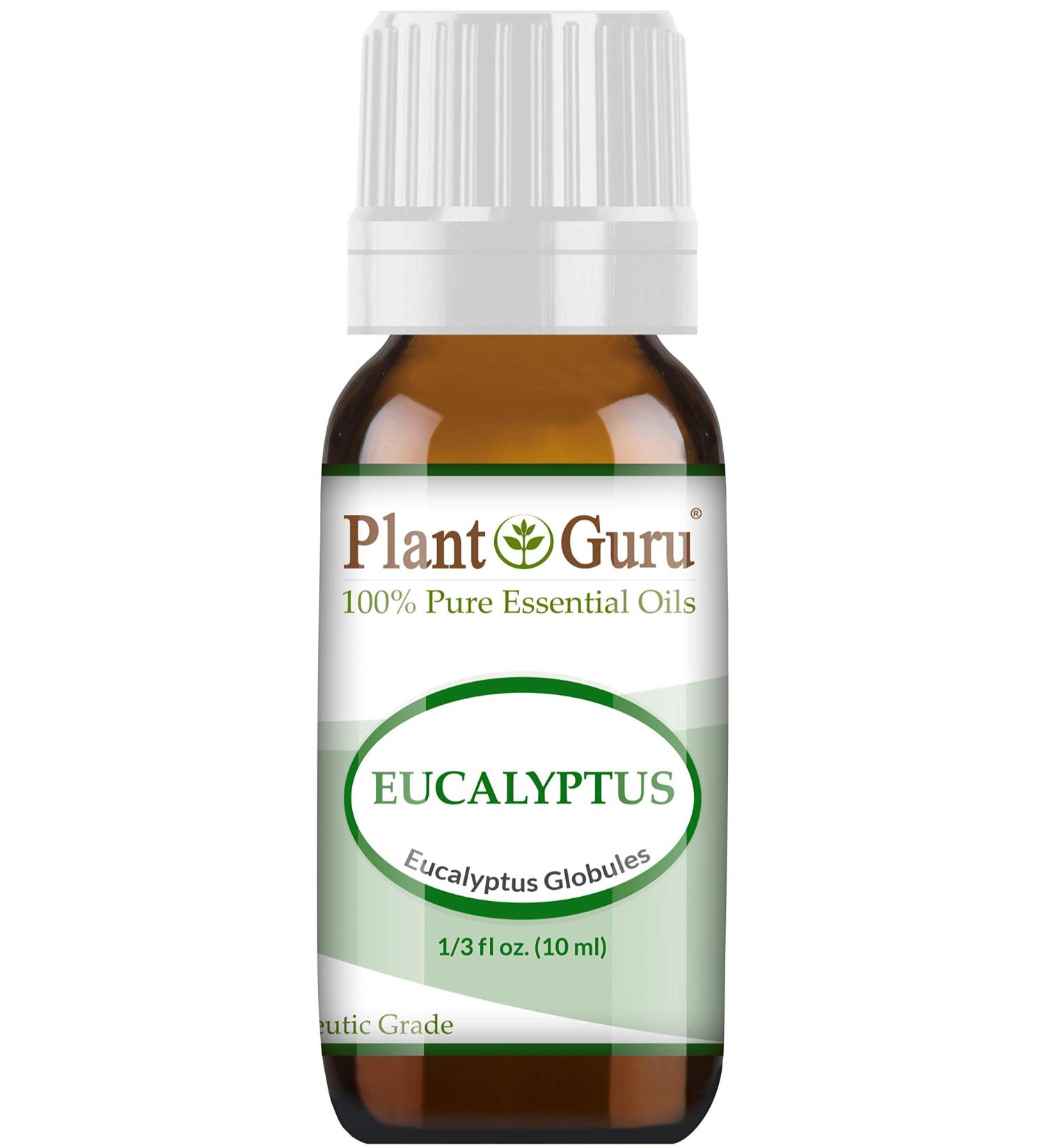 Eucalyptus Essential Oil 10 ml 100% Pure Undiluted Therapeutic Grade for Aromatherapy Diffuser Sinus Relief Allergies Cough Nasal and Chest Congestion