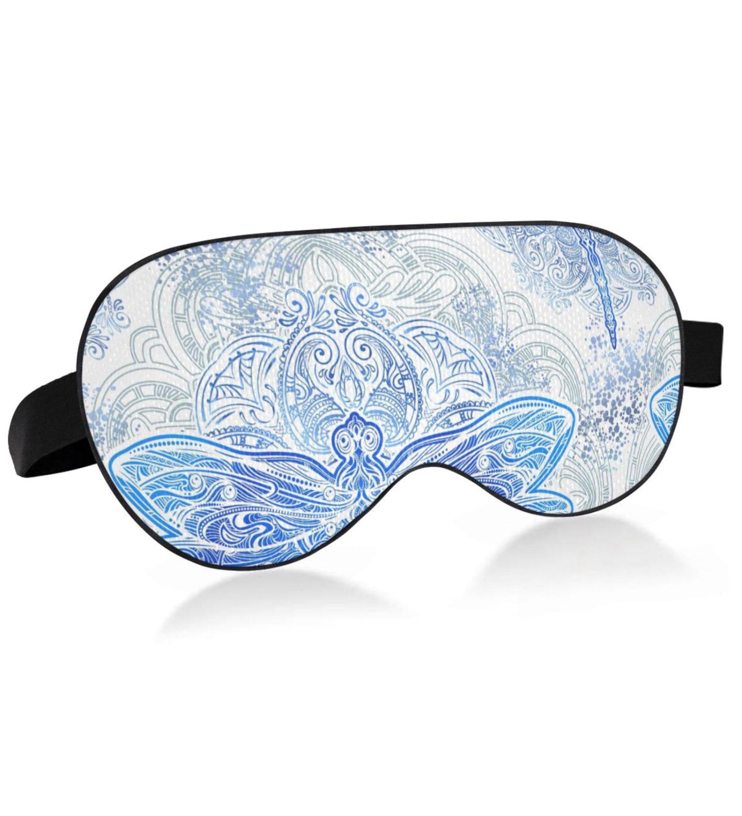 Haskirky Light Blocking Eye Mask for Deep Sleep and Relaxation - Breathable, Adjustable, Ideal for Travel, Yoga, and Meditation - Men and Women - Buy Online on GoSupps.com