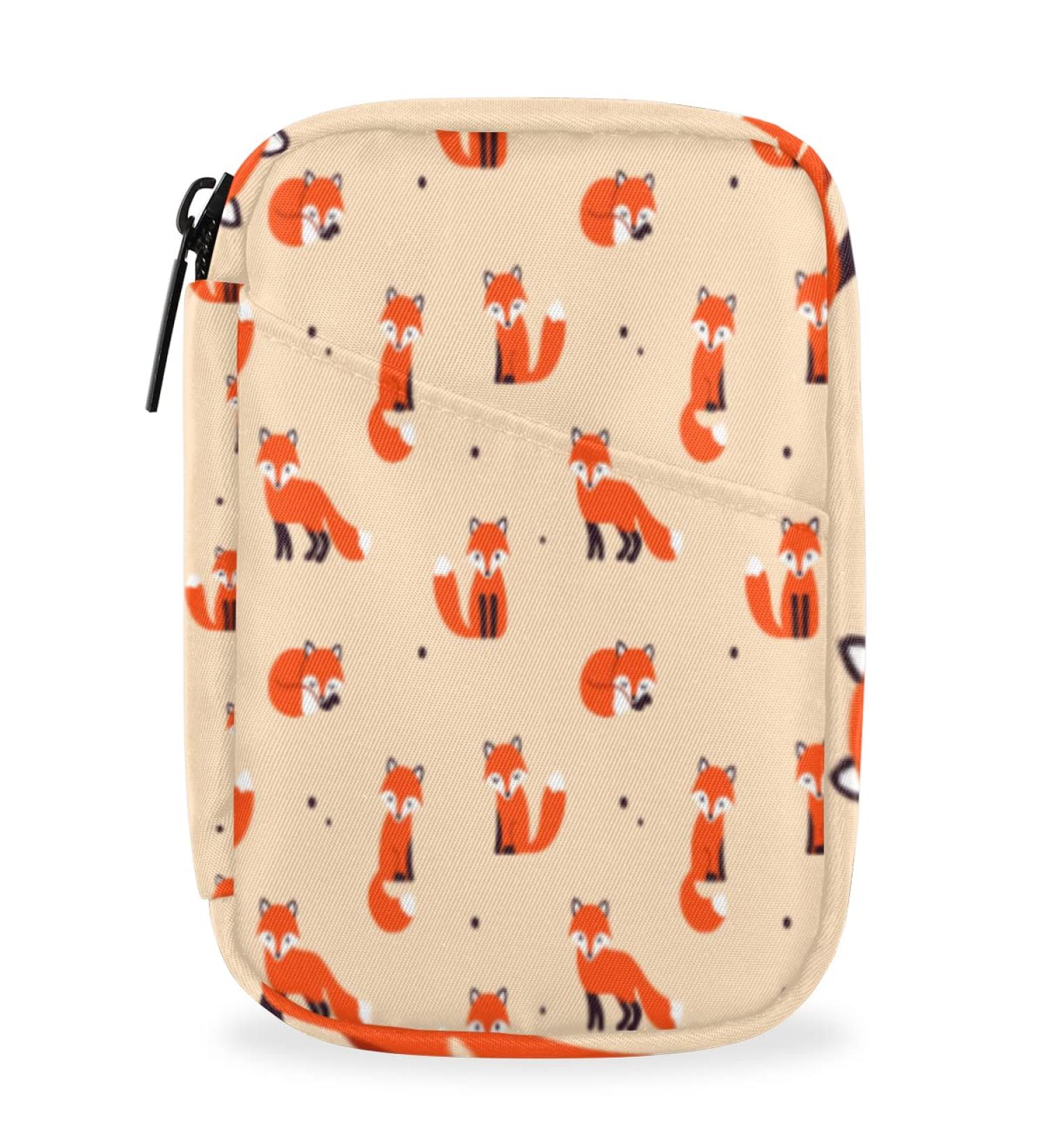 Cute Fox Pill Case | Weekly Medicine Organizer with Travel Bag | 7-Day Vitamin & Supplement Box - Buy Online on GoSupps.com