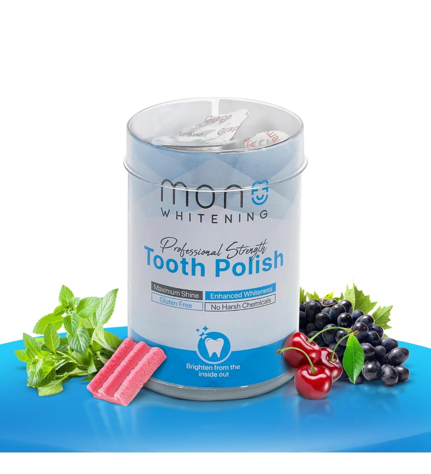 20X Mint Medium Tooth Polish & Stain Remover Cups - Achieve a Bright Smile | International Shipping Available - Buy Online on GoSupps.com