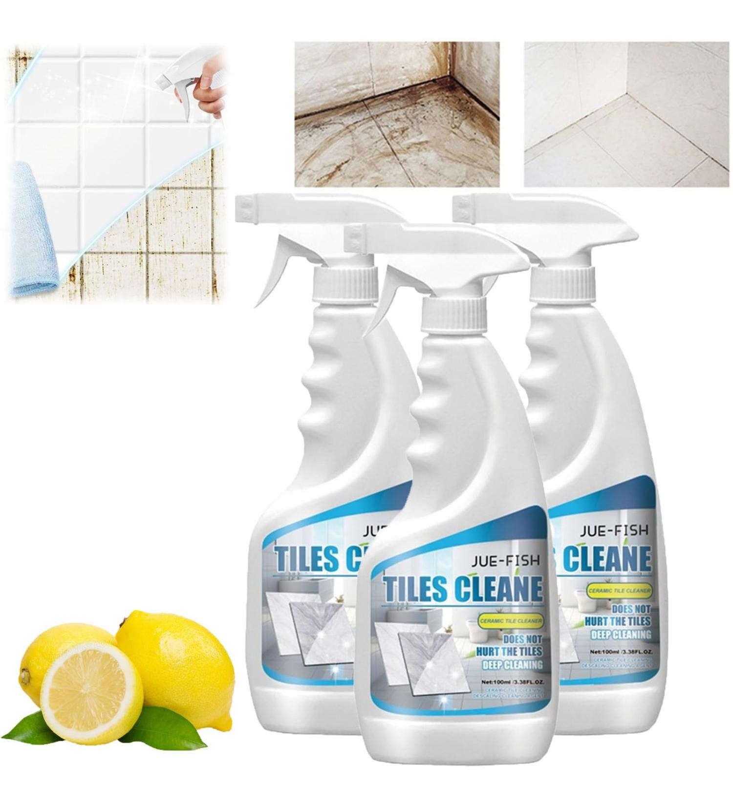 2024 New Tile Grout Cleaner Sprayer Make Grout Cleaning Much Easier Ceramic Tile Floor Cleaner Multi-Purpose Tile Grout Cleaner Spray Powerful Heavy Duty Tile & Grout Cleaner for Bathroom (3PCS) - Buy Online on GoSupps.com