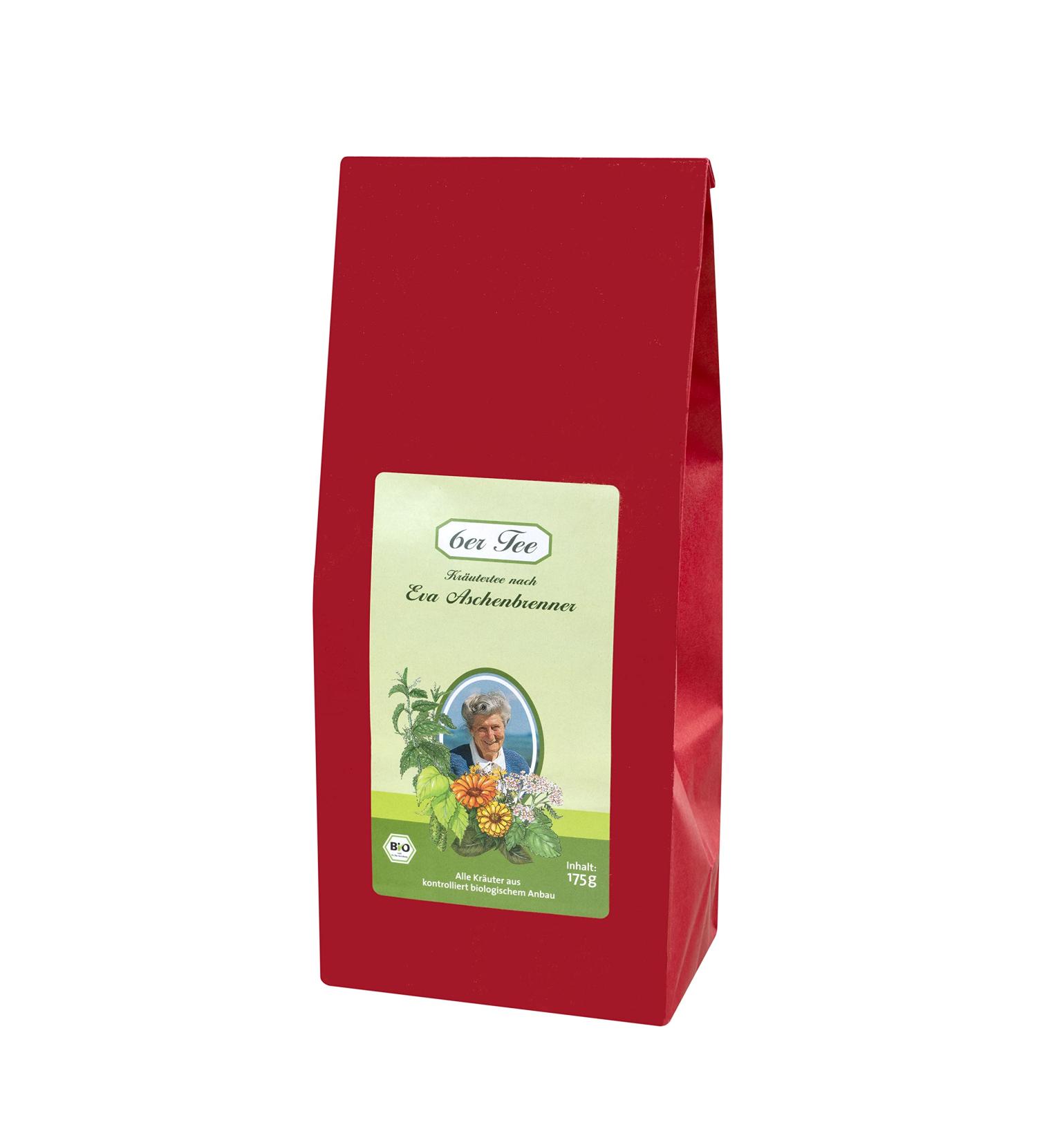  Herbaria Herbaria 6-pack of tea according to Eva Aschenbrenner organic 175g - Herbal tea according to a patented original recipe - delicious herbs in organic quality - perfect for cures and fasting - Buy Online on GoSupps.com