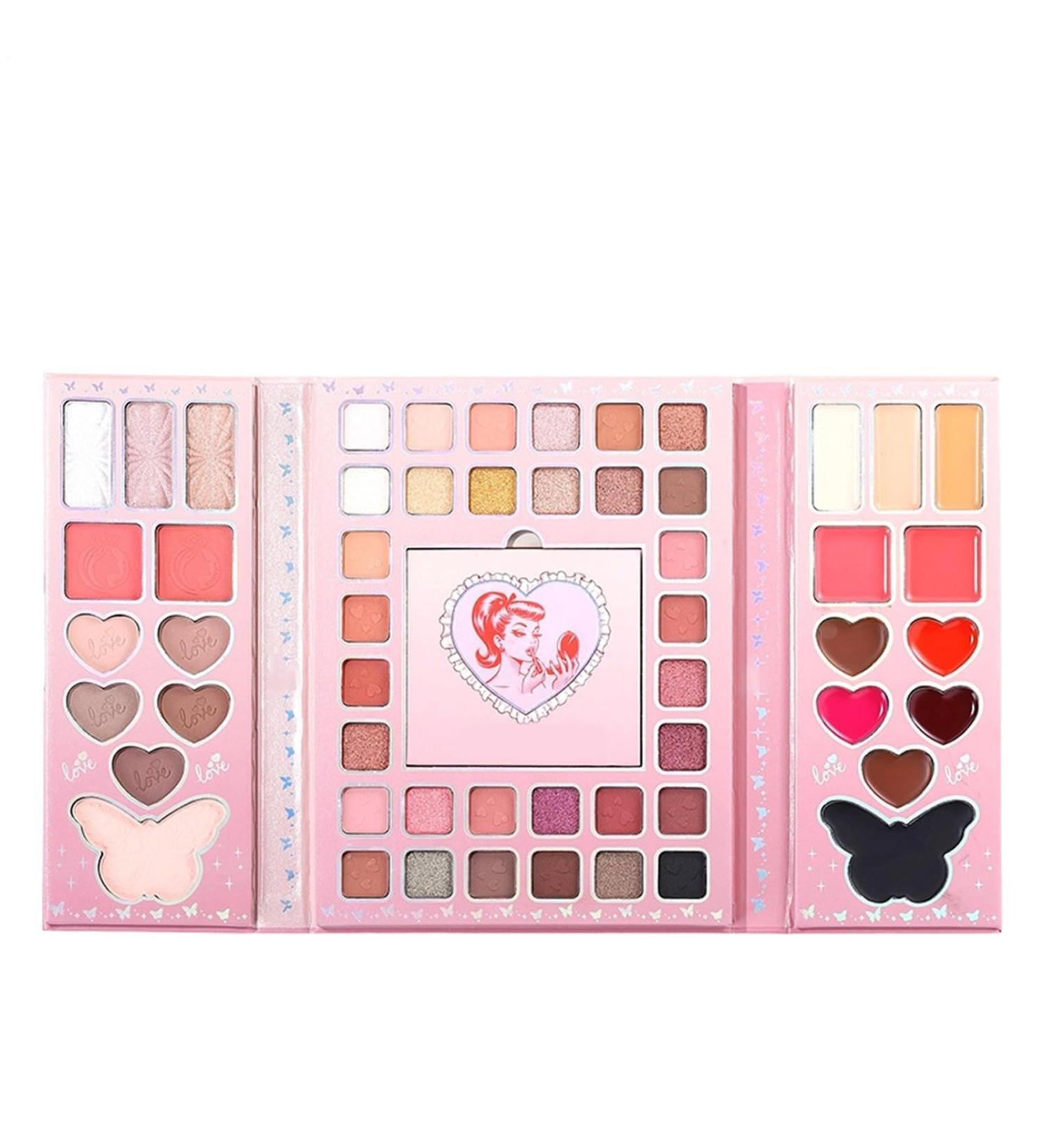 Eyeshadow Palette | Long-Lasting Makeup and Fondant | 32 Makeup Colours | For Women Teens Adults Beginners Travel Home Daily Shuttle Dating And - Buy Online on GoSupps.com