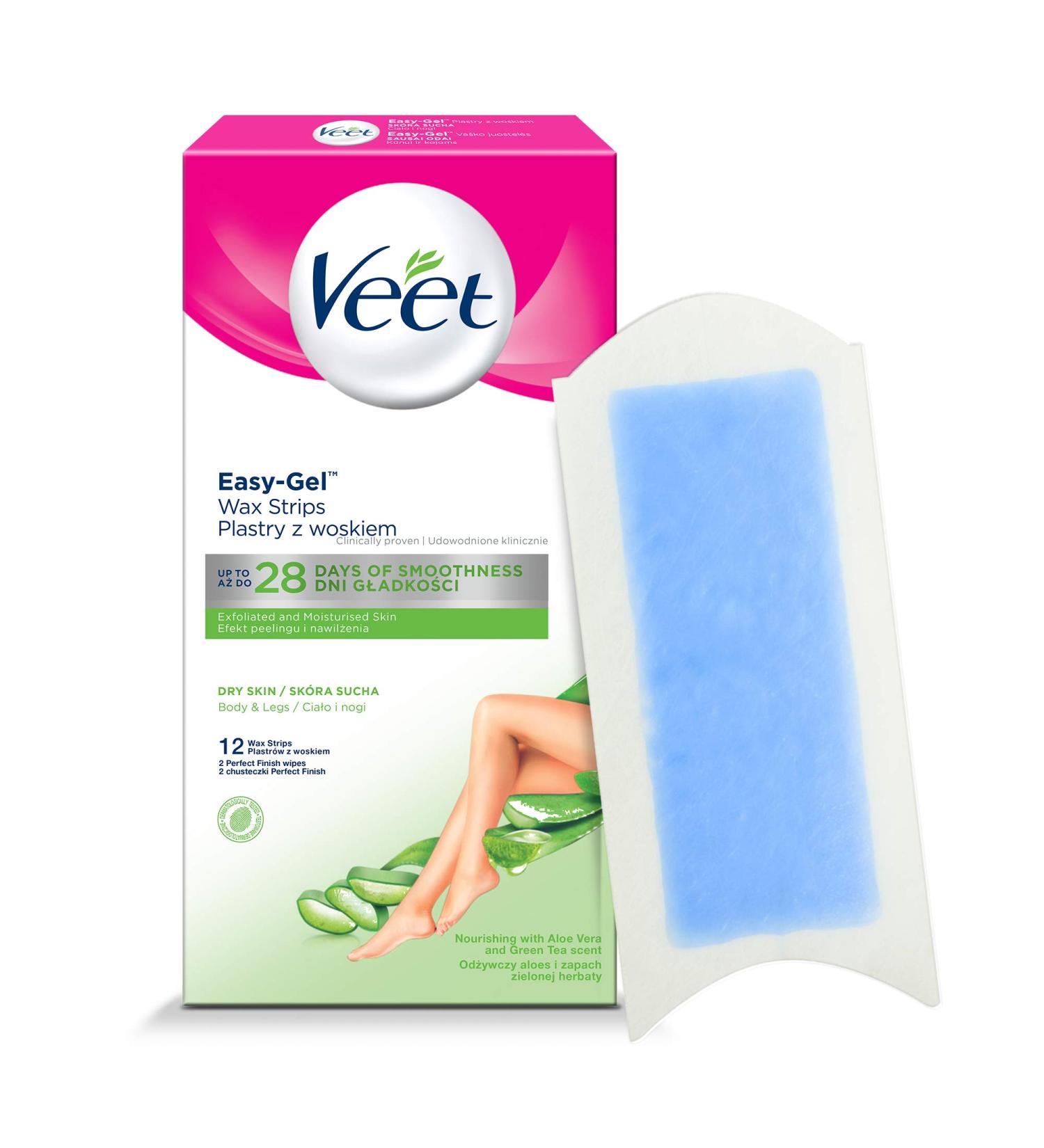 Veet Bandas Cera Fria Piel Seca 12u - Depilaci n Efectiva para Piel Seca | Env o Internacional - Buy Online on GoSupps.com