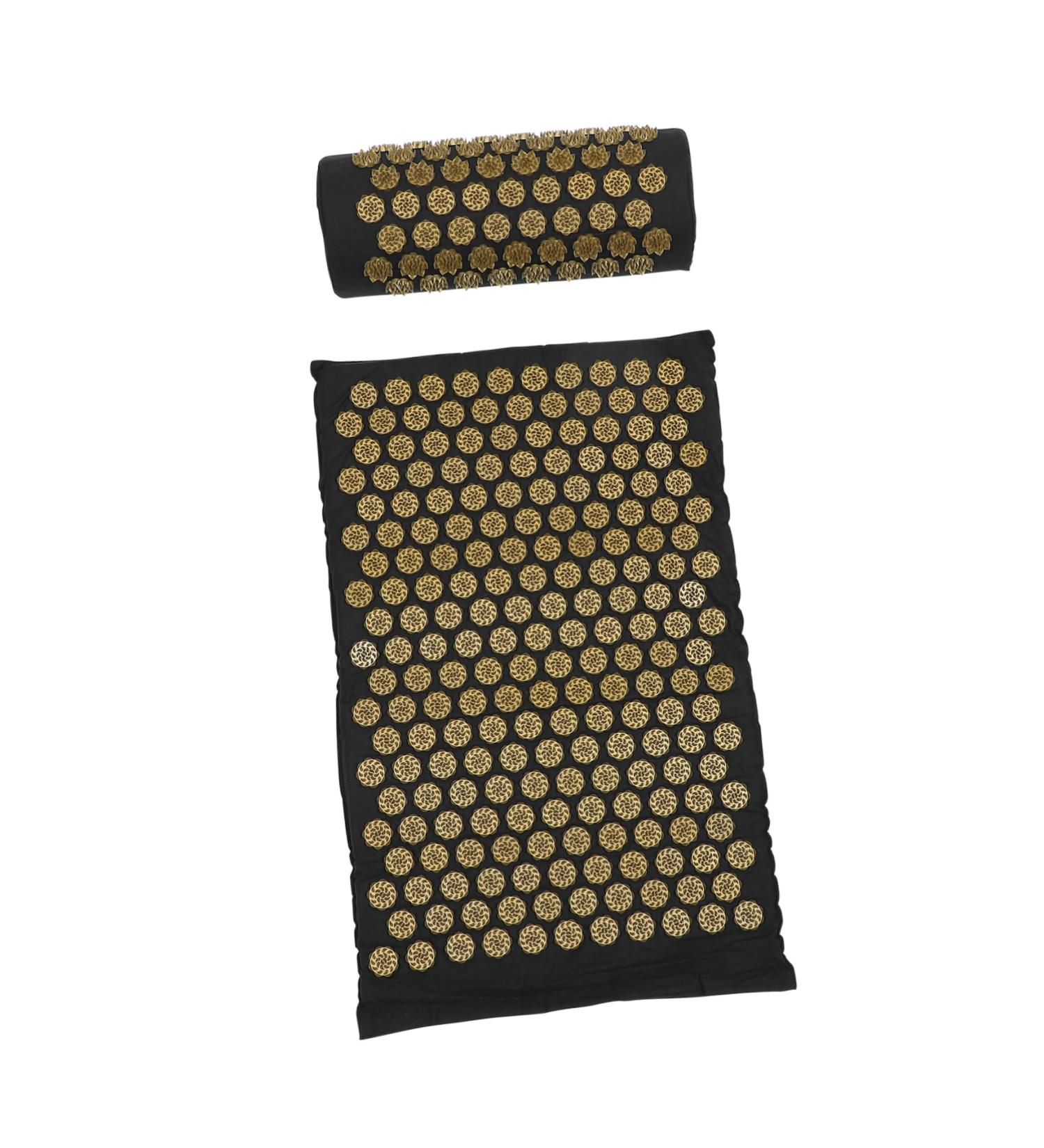 Beaupretty Acupuncture Massage Pillow - Slipproof Yoga Mat for Back Pain Relief | Washable Shiatsu Acupressure Pad 38x15x10cm - Buy Online on GoSupps.com