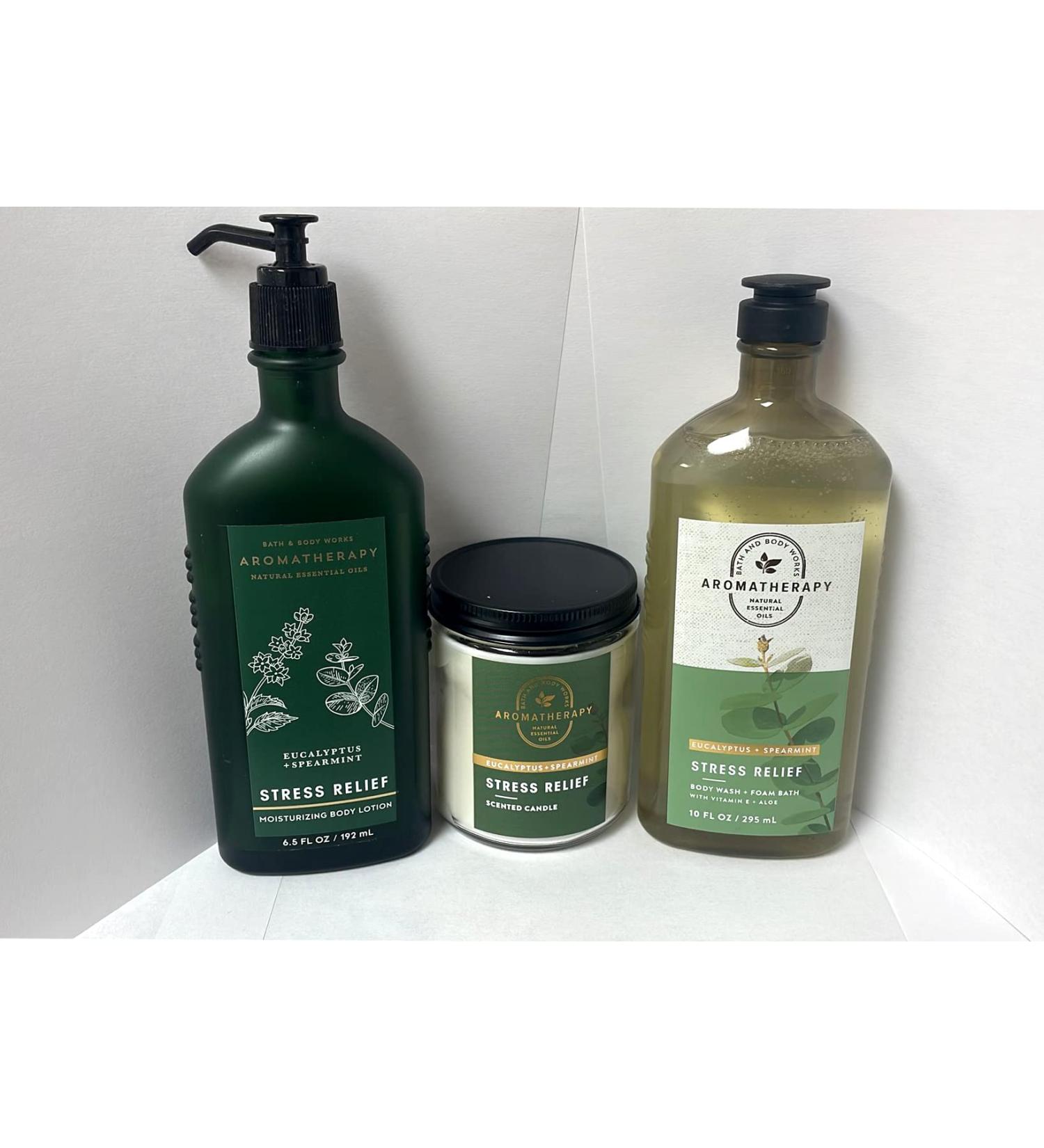Bath & Body Works Aromatherapy Stress Relief Spa Gift Set - Eucalyptus Spearmint Bundle - Buy Online on GoSupps.com