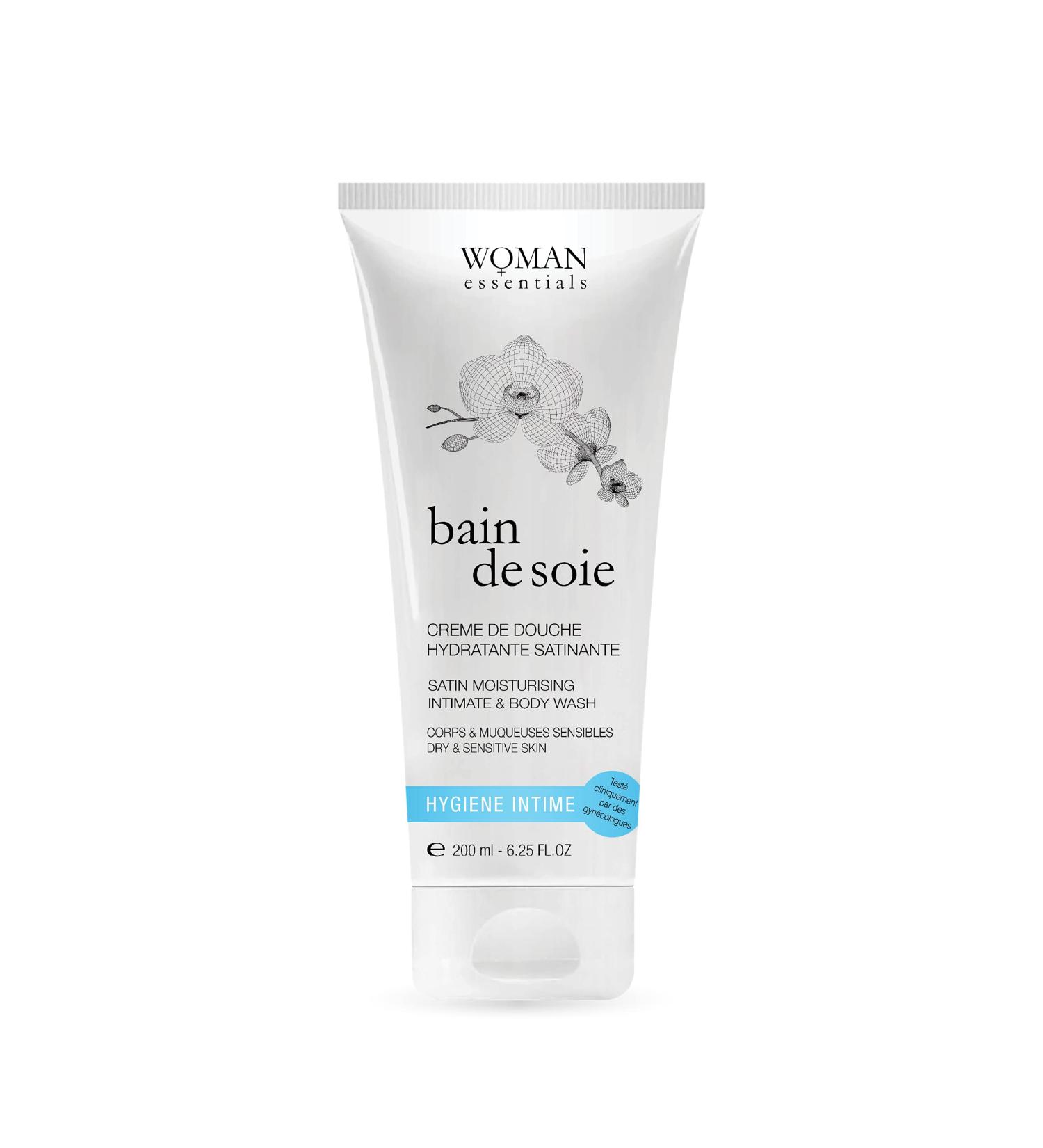 Bain de Soie 2-in-1 Moisturizing Satin Wash - Daily Body & Intimate Hygiene | 200ml | Premium International Shipping - Buy Online on GoSupps.com