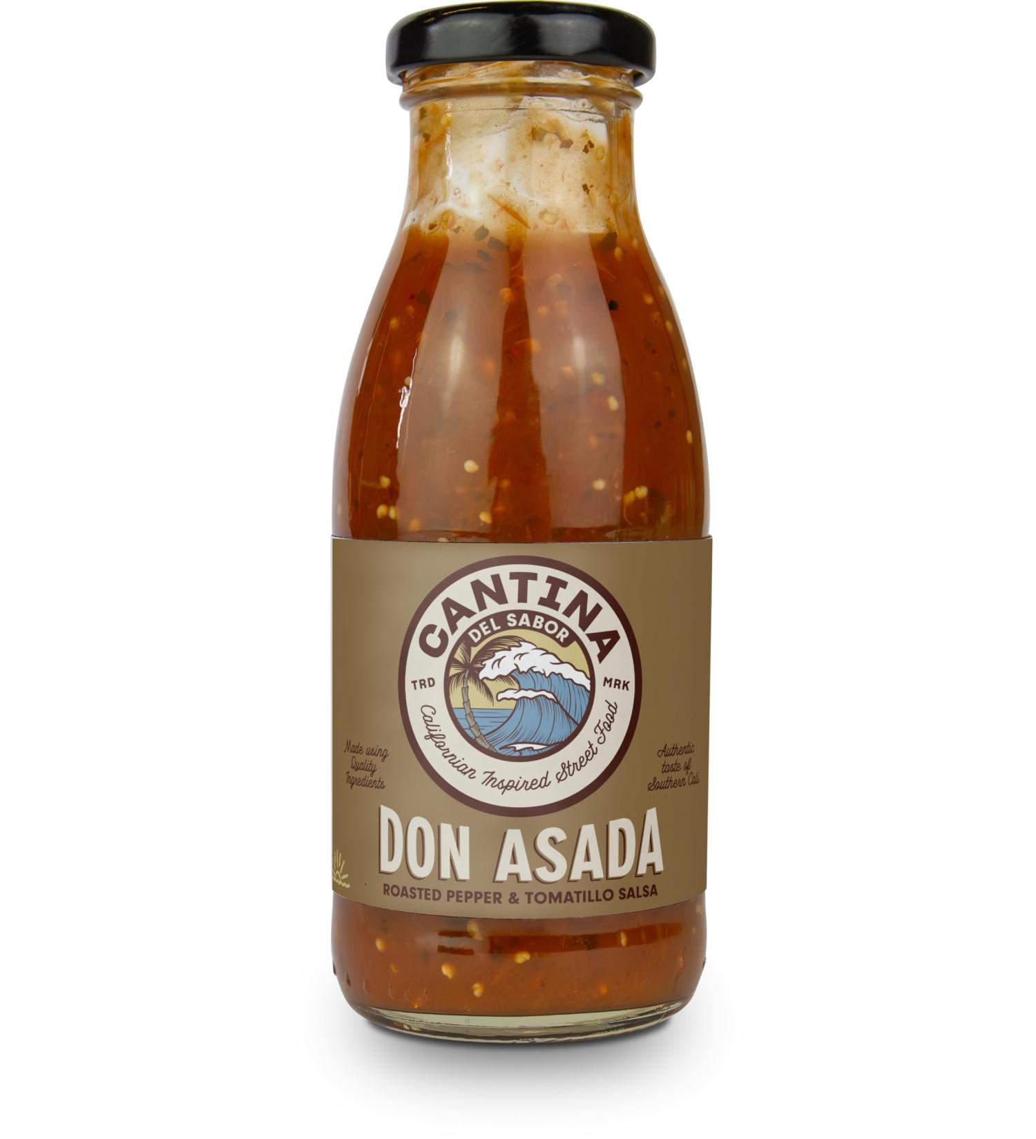 Cantina Del Sabor - Don Asada Roasted Pepper & Tomatillo Salsa Californian Inspired Street Food 240 g (Pack of 1) - Buy Online on GoSupps.com