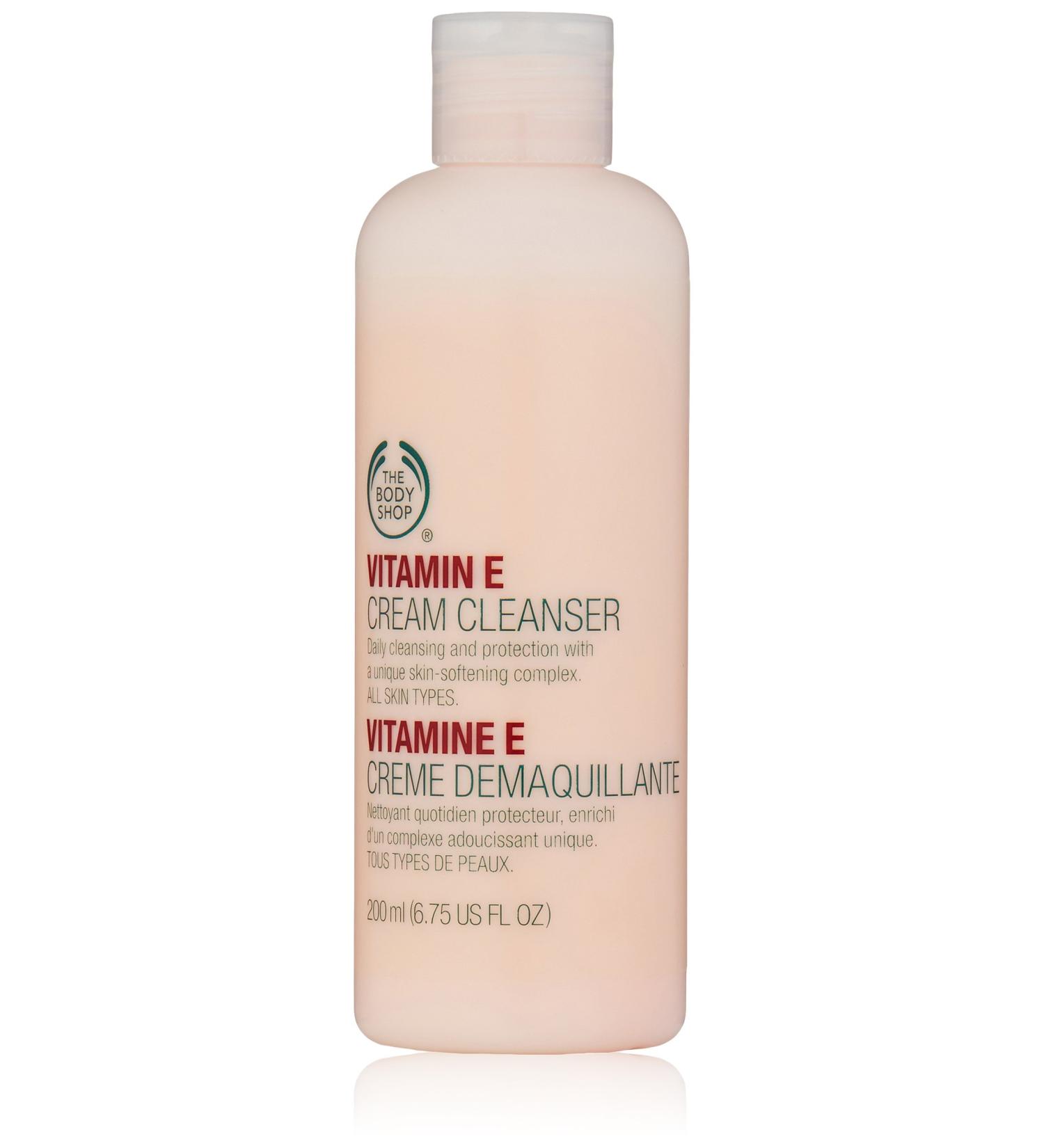 Buy The Body Shop Vitamin E Cream Cleanser - 6.75 oz | Hydrating & Gentle Cleanser for All Skin Types - International Shipping Available - Buy Online on GoSupps.com
