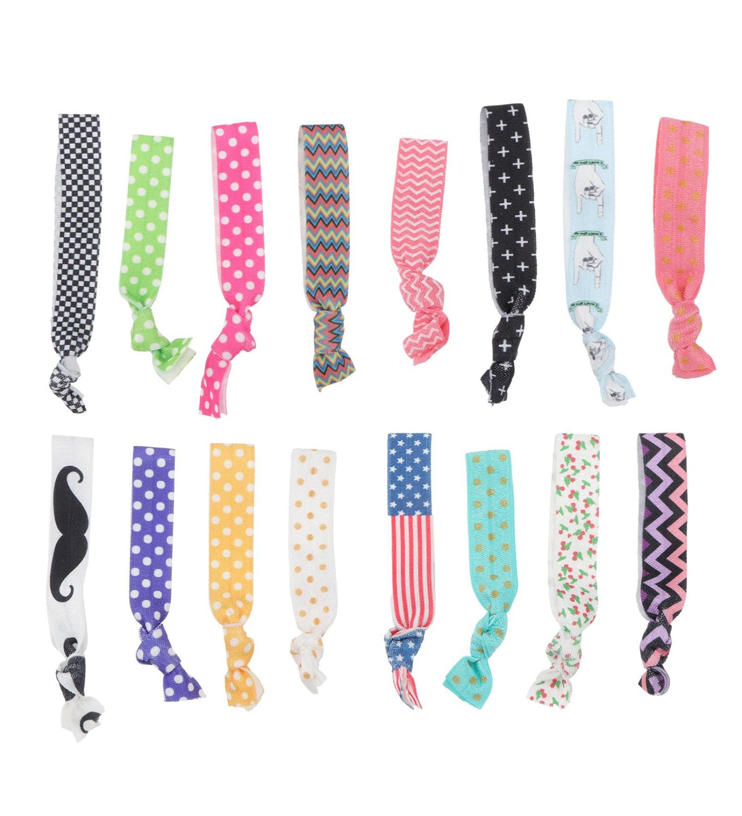 Buy Lurrose 48-Piece Colorful Knotted Headband Set - Premium Hair Ties & Ponytail Holders for Women Girls & Children | International Shipping Available - Buy Online on GoSupps.com