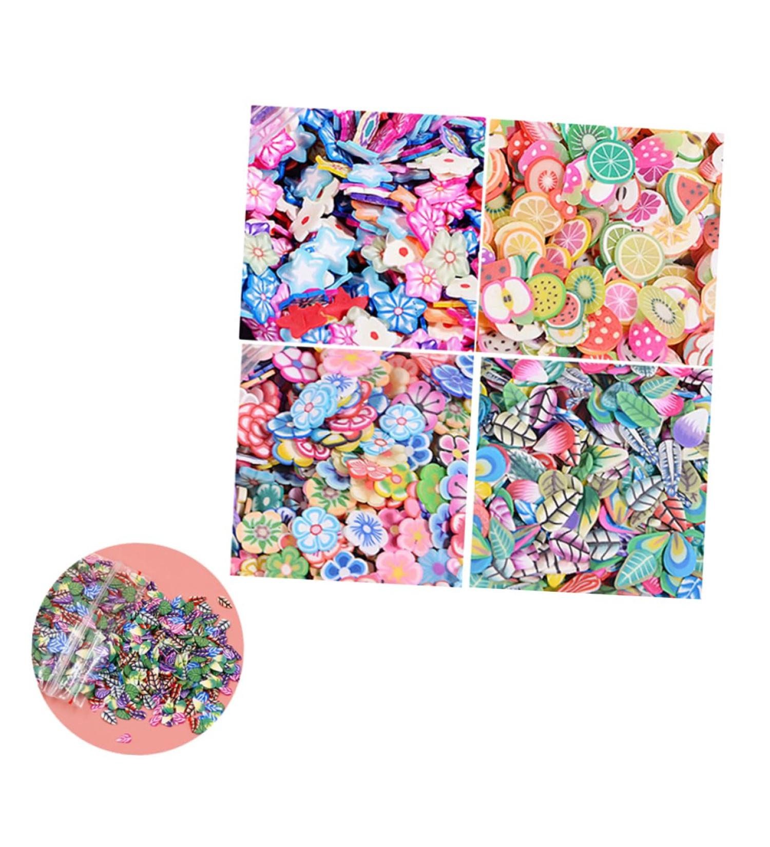 Housoutil 4000pcs Sticker Diy Decorations Nail Art Nail Decorations Clay Tablets Polish Pactch 3d Face Manicure Tools - Buy Online on GoSupps.com