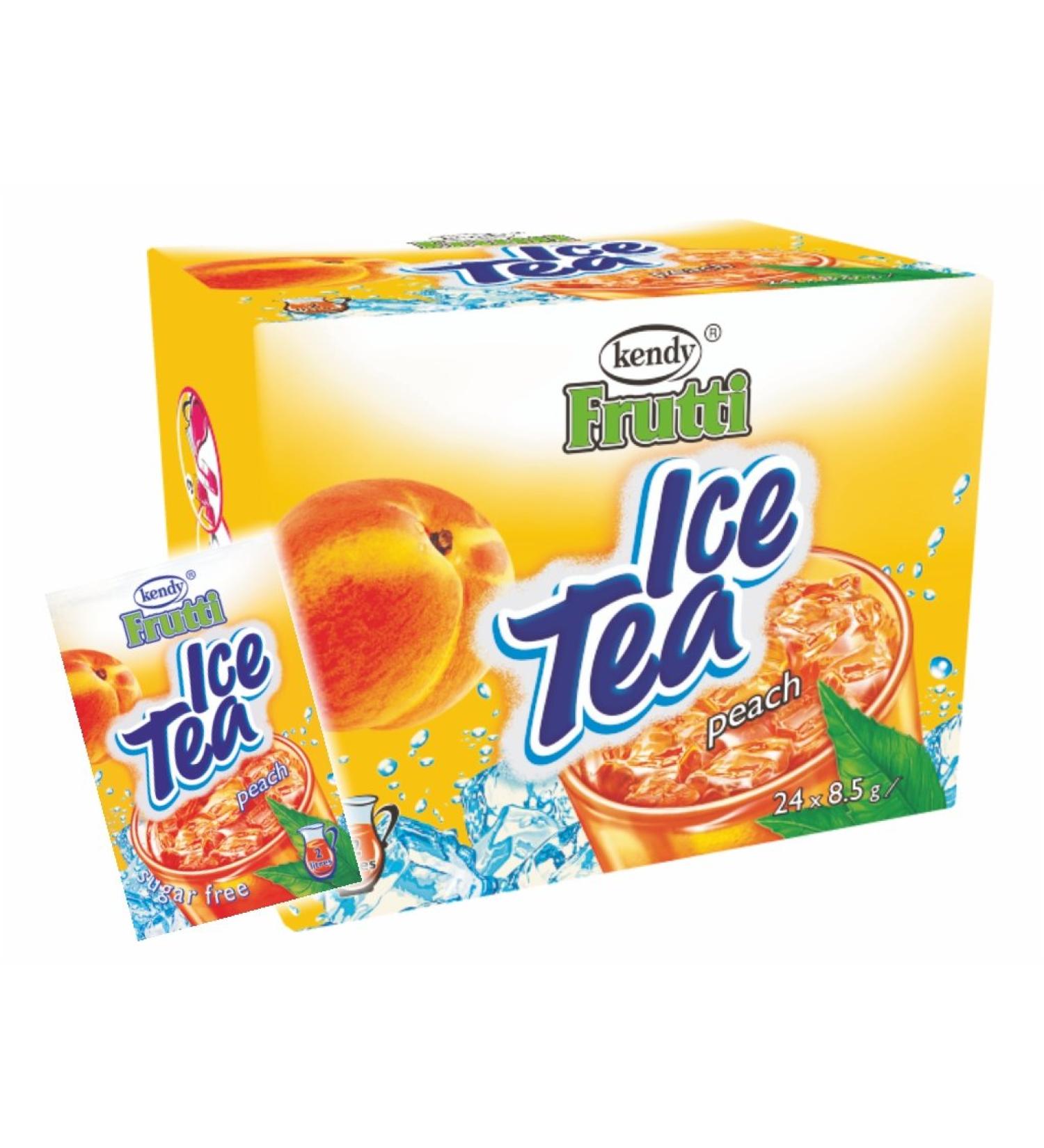 Frutti Instant Drink Powder without Sugar - Flavour: Ice Tea Peach 24 pack