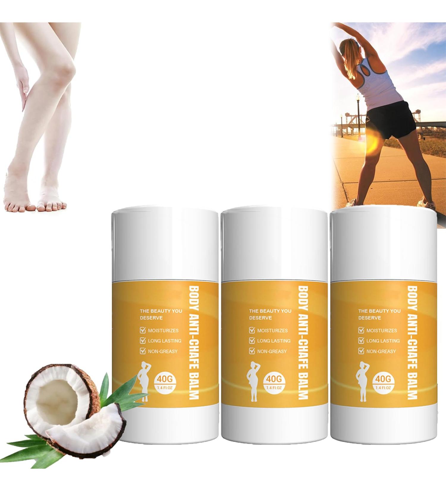 Orgrul 40g Antifriction Cream AntiChafing Thigh Stick AntiFriction Balm AntiAbrasion Ointment for Sports AntiChafing Cream to Relieve Friction and Irritation Effective Protection against 3 Pieces - Buy Online on GoSupps.com