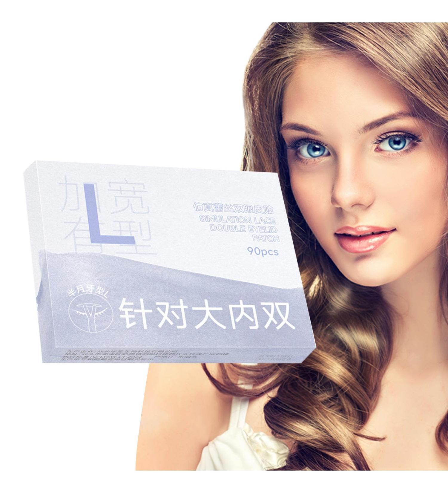 Eyelid Correcting Strips - Invisible Natural Eyelid Stickers | Waterproof Makeup Long-lasting Natural Eye Lift Strips For Women Single Eyelid Hooded Eyes Pologmase - Buy Online on GoSupps.com