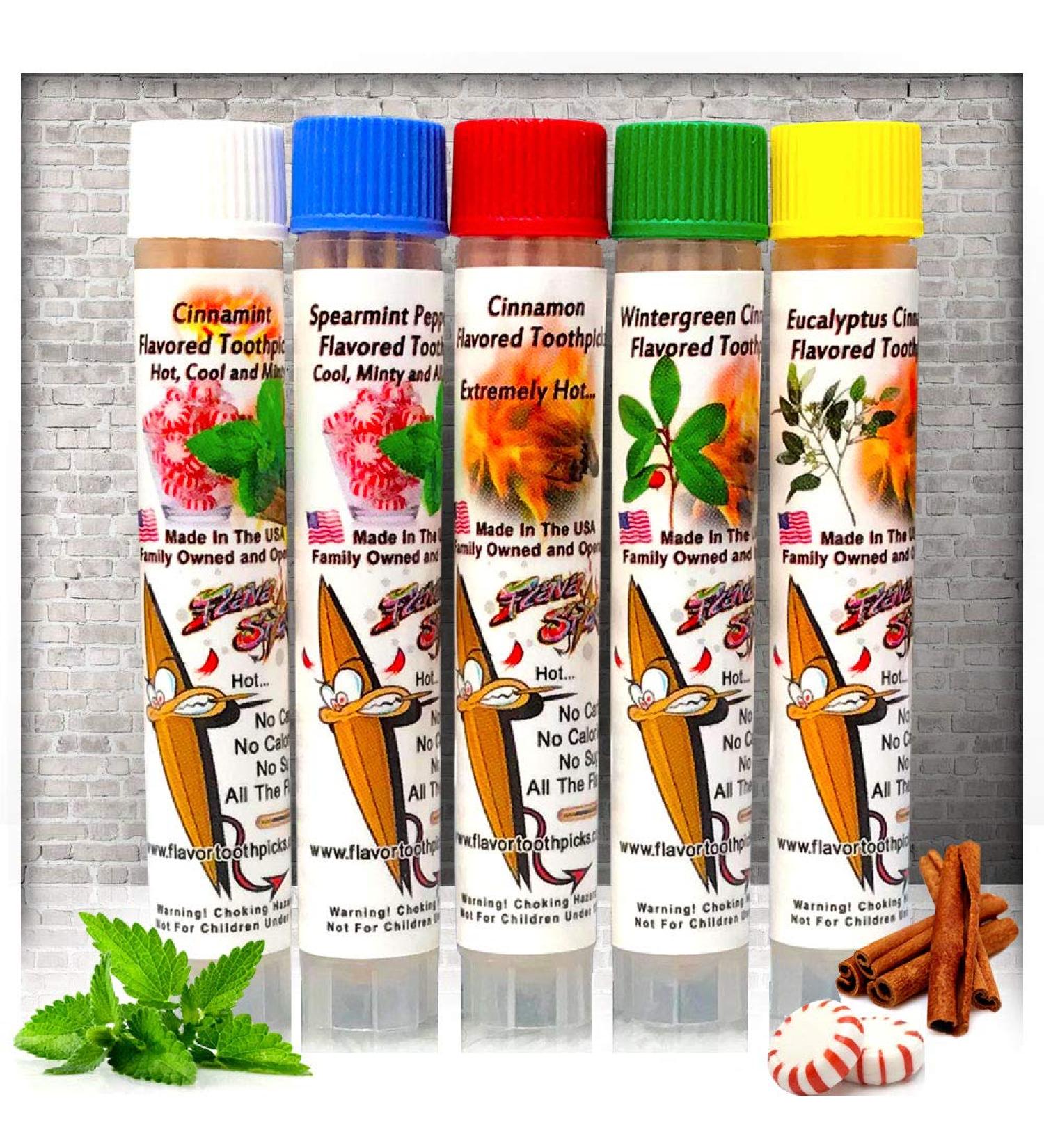 5 Pack Ultimate Strong Mix Flavor Toothpicks - 60 Picks, Keto Friendly Combo Pack - Buy Online on GoSupps.com