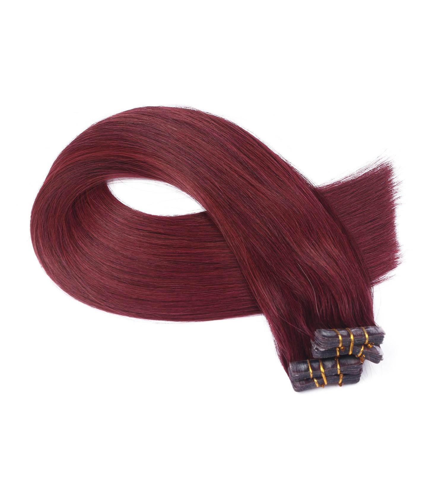 Buy Tape-In Hair Extensions #99 - 70cm | 100% Remy Real Hair | 10 Bricks 2.5g Each - Novon Hair Extensions - Buy Online on GoSupps.com