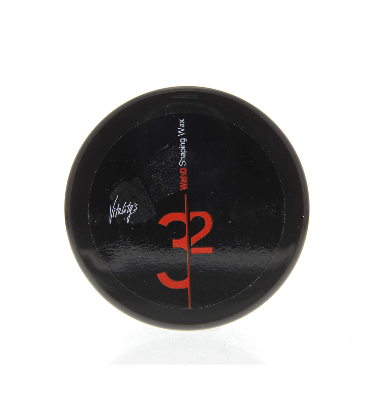 Vitality's WehO Control Black Shaping Wax Hold 3 - Shine 2 75ml