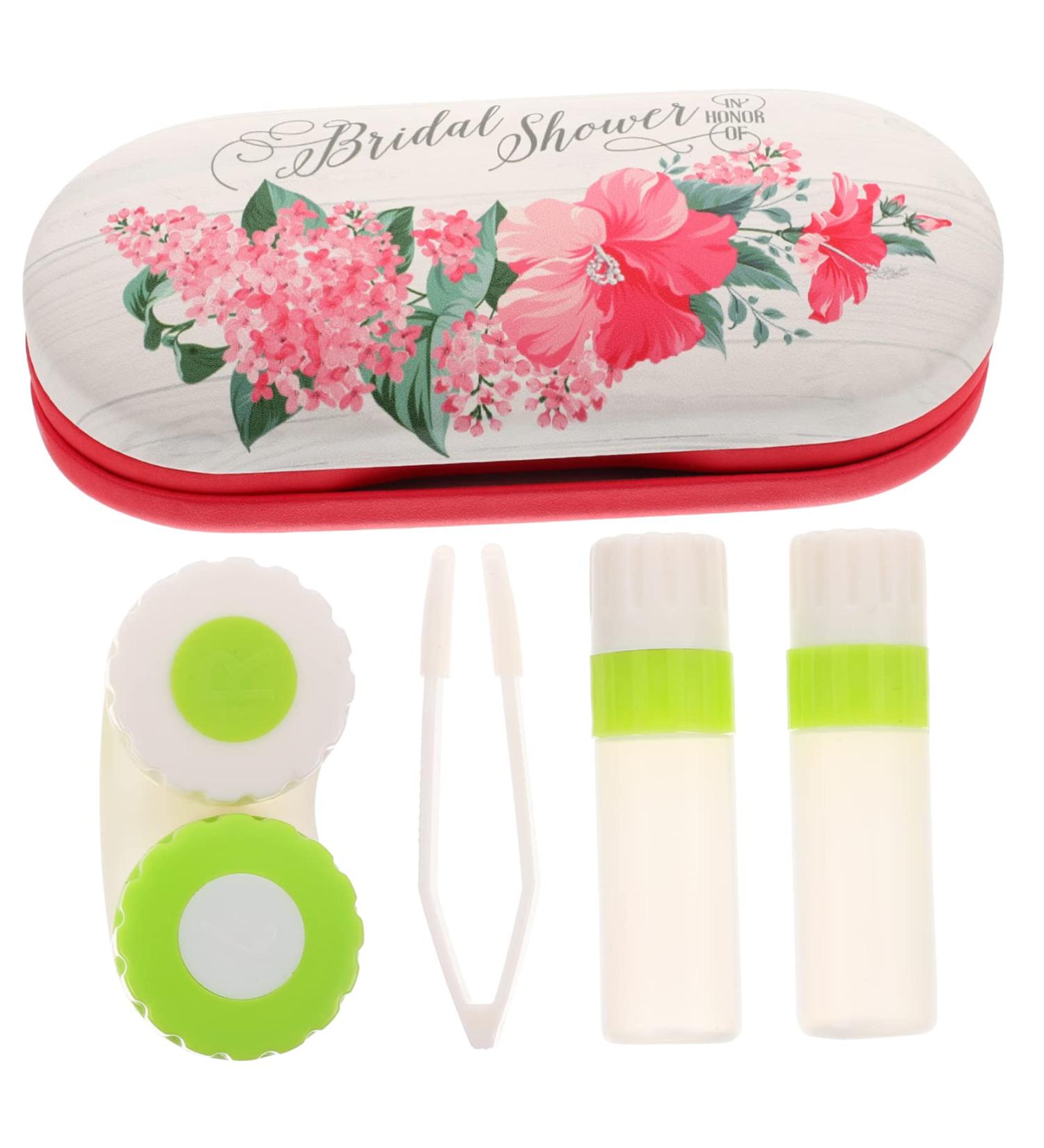 Buy PartyKindom Double Layer Glasses Case - Leather PU Storage Box with Mirror | Travel Accessory - Buy Online on GoSupps.com