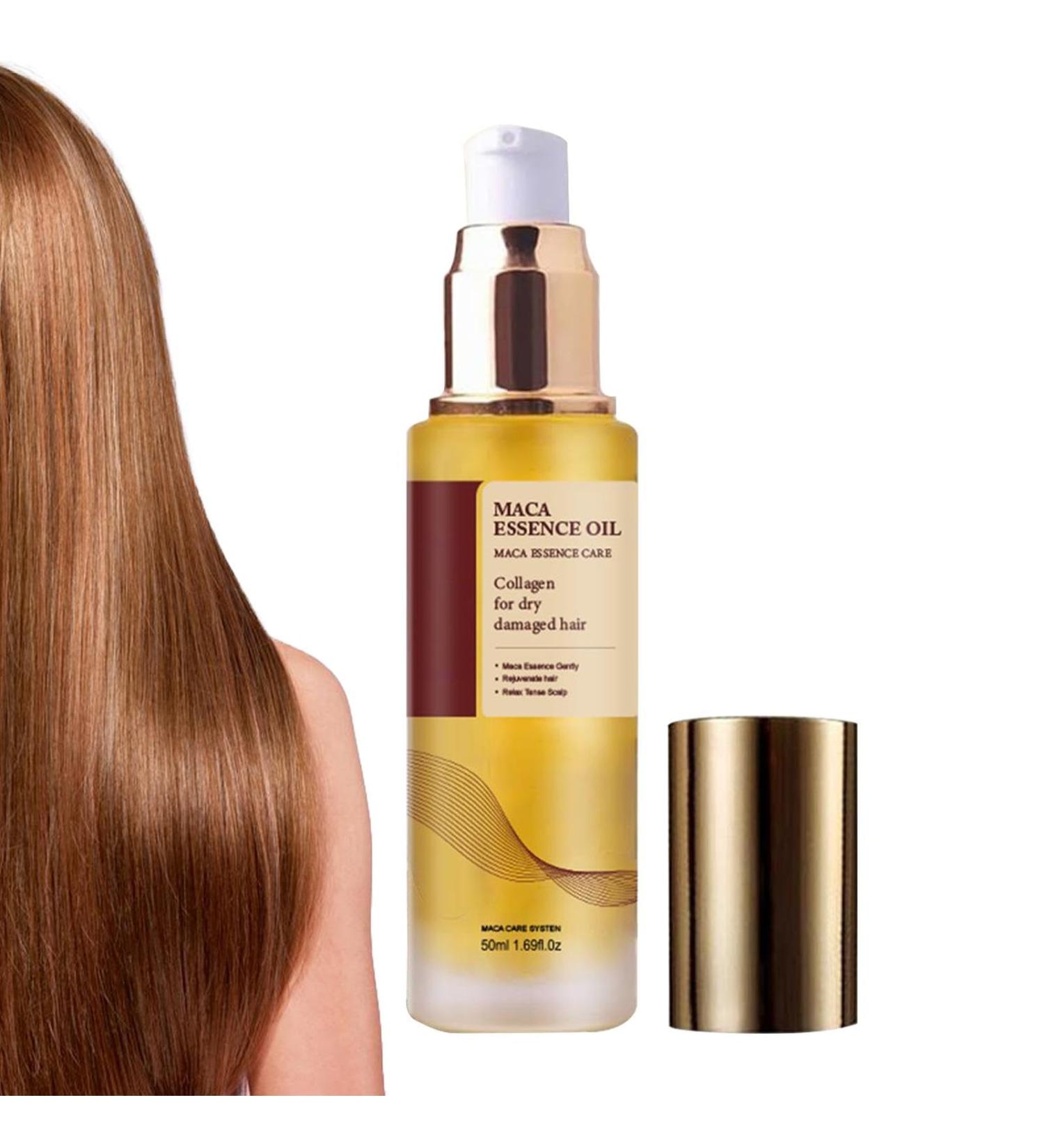 50ml Collagens Hair Care Oil Collagens Repair Hair Ess-ential Oil Maca Hair Oil Repair Hair e ssential Oil Maca Essence Care Collagens For Dry Damaged Hair c ollagen Hair Care Keratin Hair m ask - Buy Online on GoSupps.com