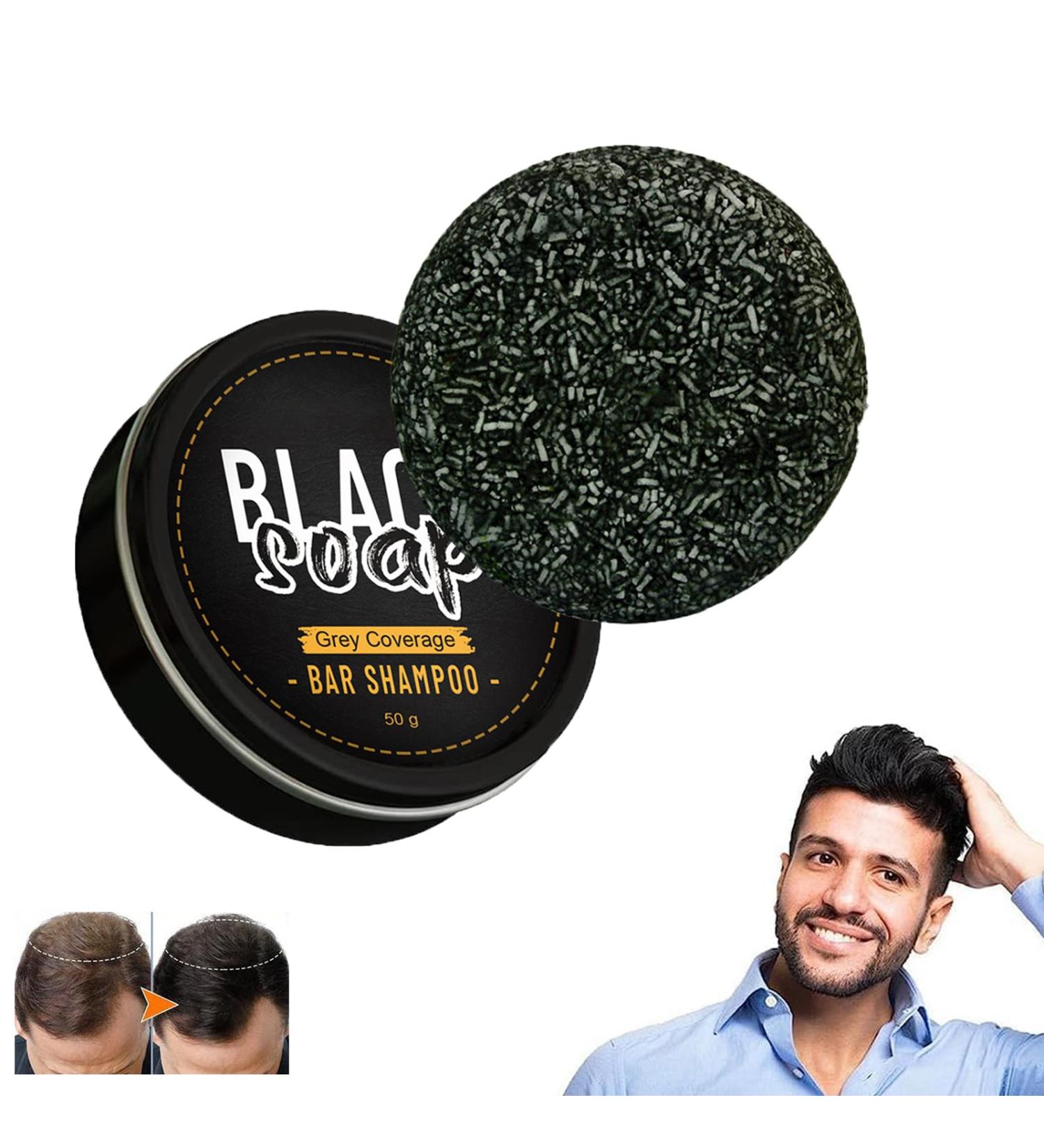  Nexolla Shampoo Bar Solid Shampoo Bar Hair Darkening Shampoo Bar Inverted Bar for Gray Hair Shampoo for Natural and Strong Hair - Buy Online on GoSupps.com