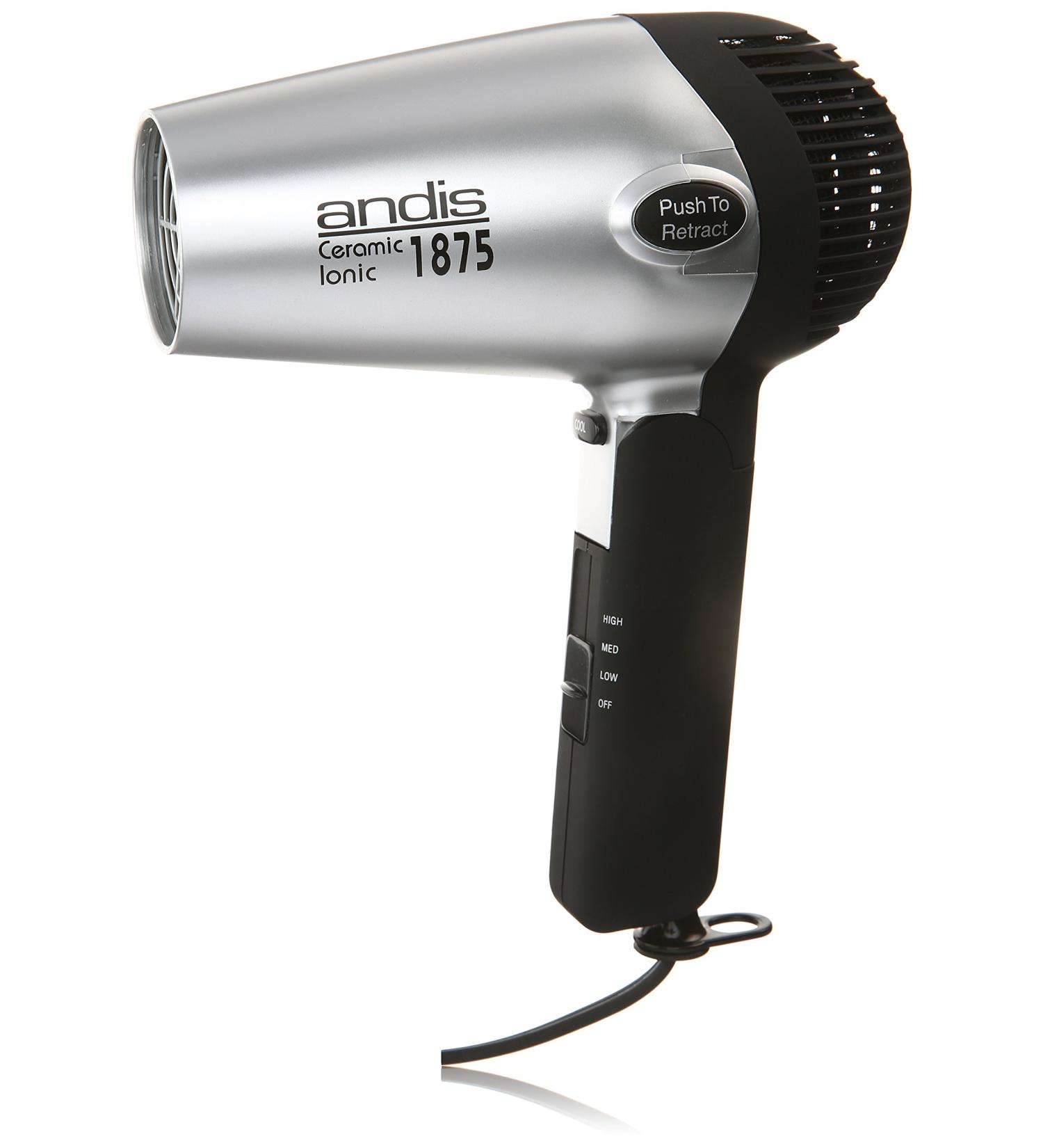 Andis 80020 Fold-N-Go Ionic Hair Dryer - 1875-Watt Lightweight Design for Quick Drying and Professional Blowout Results - Buy Online on GoSupps.com