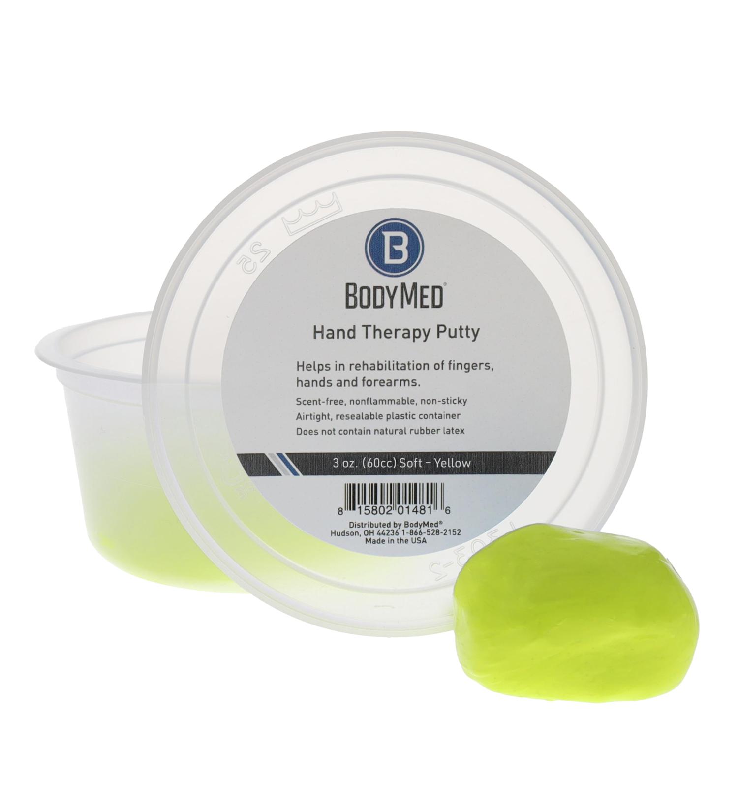 Buy Body Sport Standard Hand Therapy Putty - Yellow 3 Oz | Soft Strengthening Putty for Rehabilitation - International Shipping Available - Buy Online on GoSupps.com