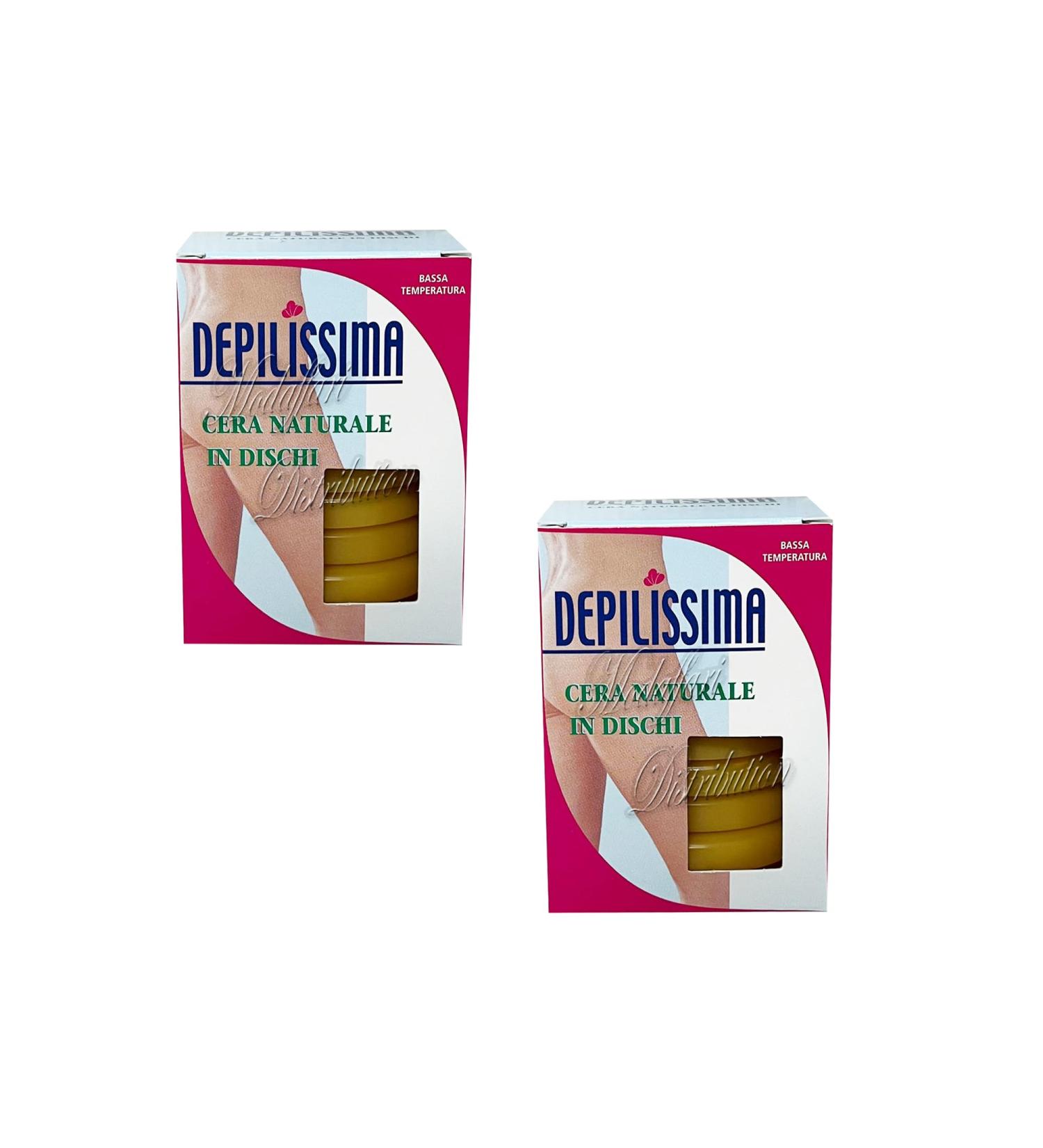 Depilissima Natural Warm Wax Discs - 2 Packs of 200g for Smooth Skin | International Shipping - Buy Online on GoSupps.com