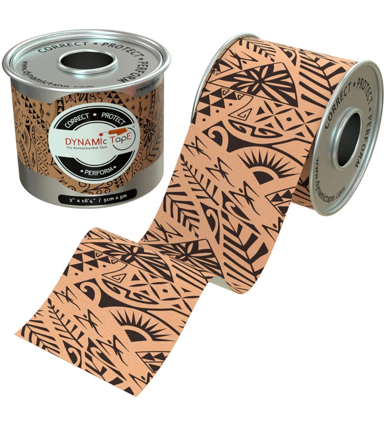 Dynamic Tape | Biomechanical Adhesive tape | For Sports & Physio | Knee  Ankle  Elbow  Leg  Muscle Support | Black 2 Inches x 16.4 Feet Roll - Buy Online on GoSupps.com
