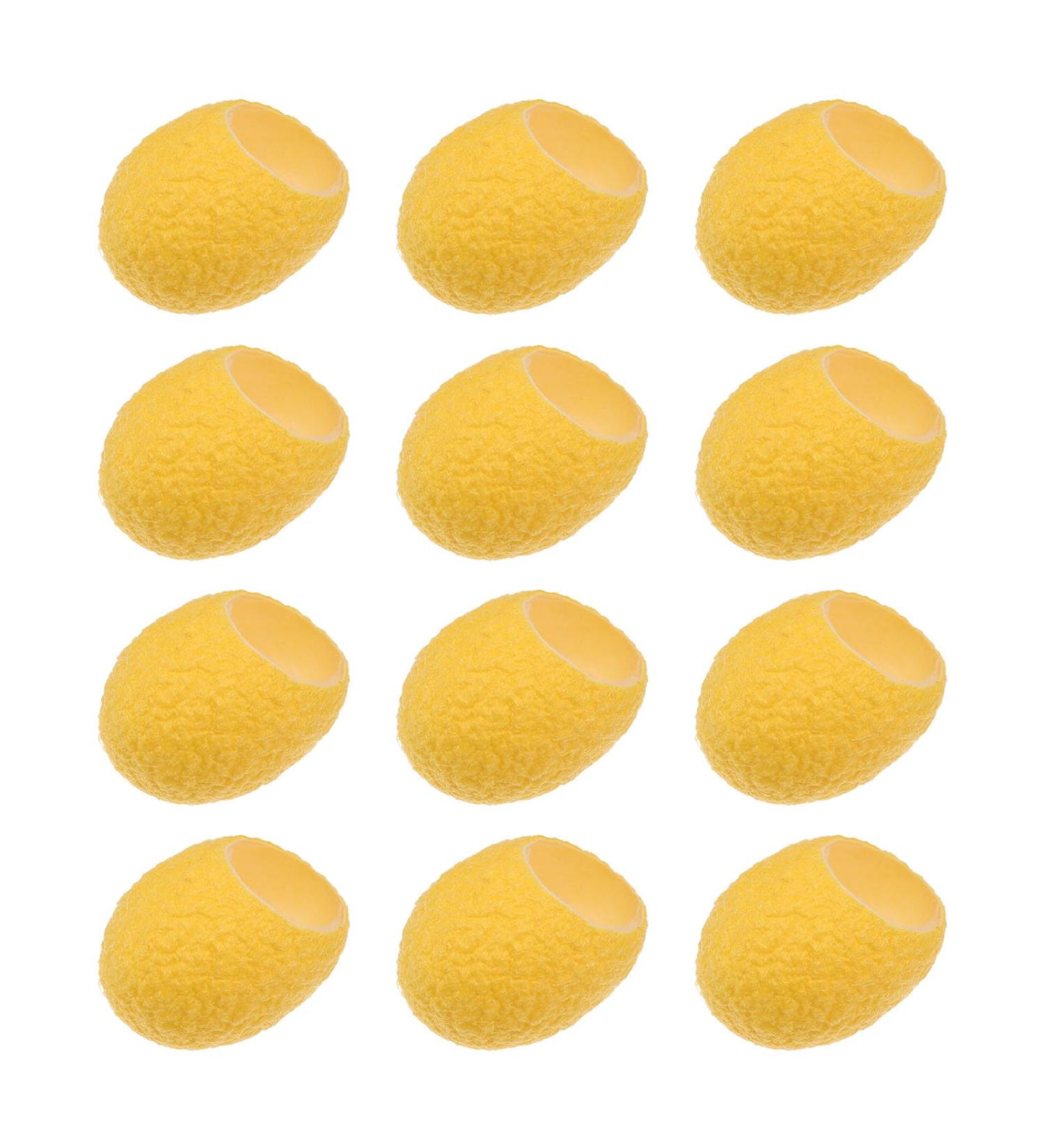 PRETYZOOM Lot de 12 Boules Nettoyantes Visage en Soie Naturelle Jaune Exfoliation Douce Nettoyage de Beaut Bio Coques de Cocons de Soie Soin Visage Naturel et Hypoallerg nique Peau - Buy Online on GoSupps.com