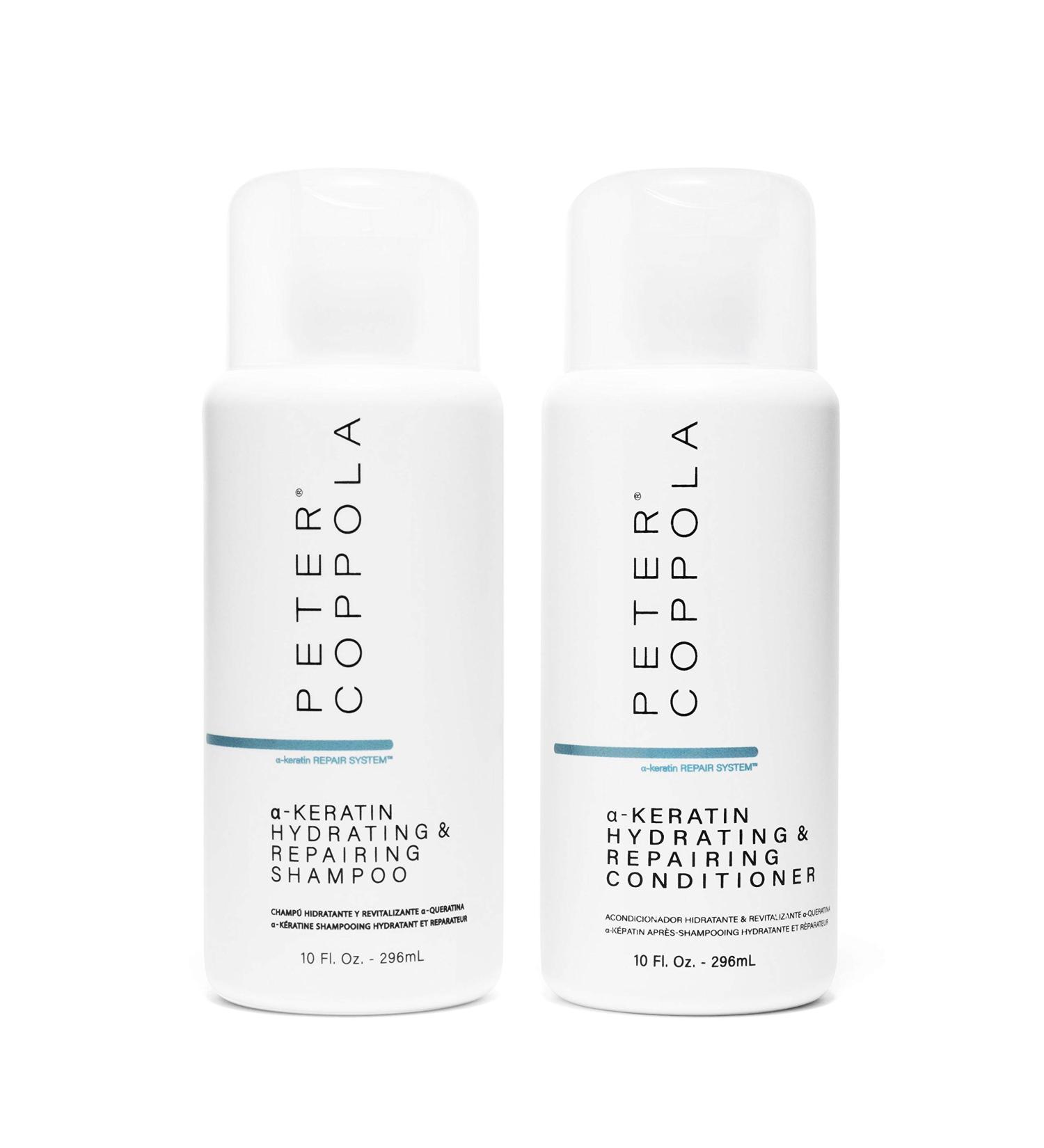 Peter Coppola a-Keratin Shampoo & Conditioner Duo - Hydrating Strengthening and Repairing for Soft Shiny Hair - 10 oz - International Shipping - Buy Online on GoSupps.com