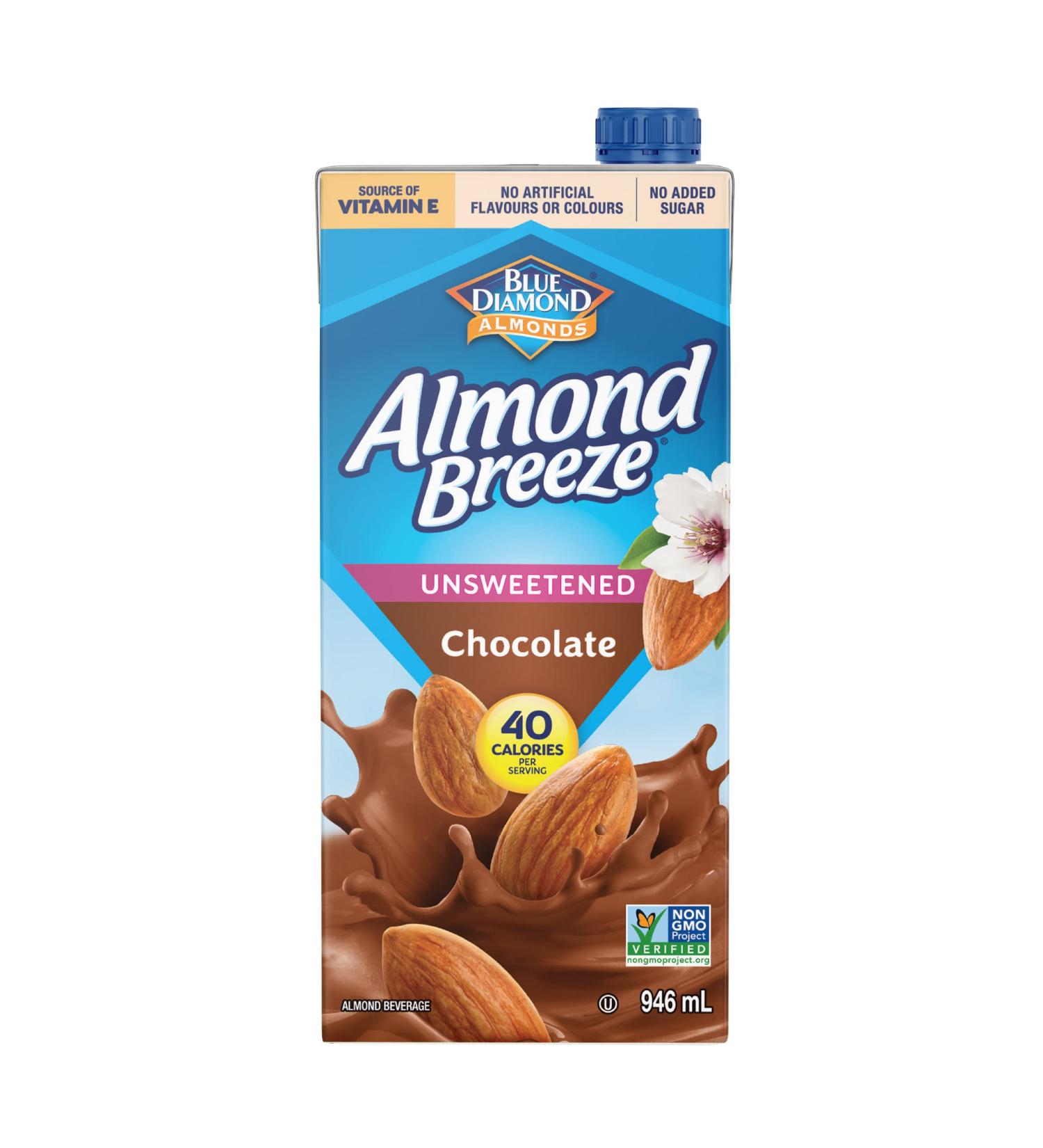 Blue Diamond Almond Breeze Unsweetened Chocolate - Buy Online on GoSupps.com