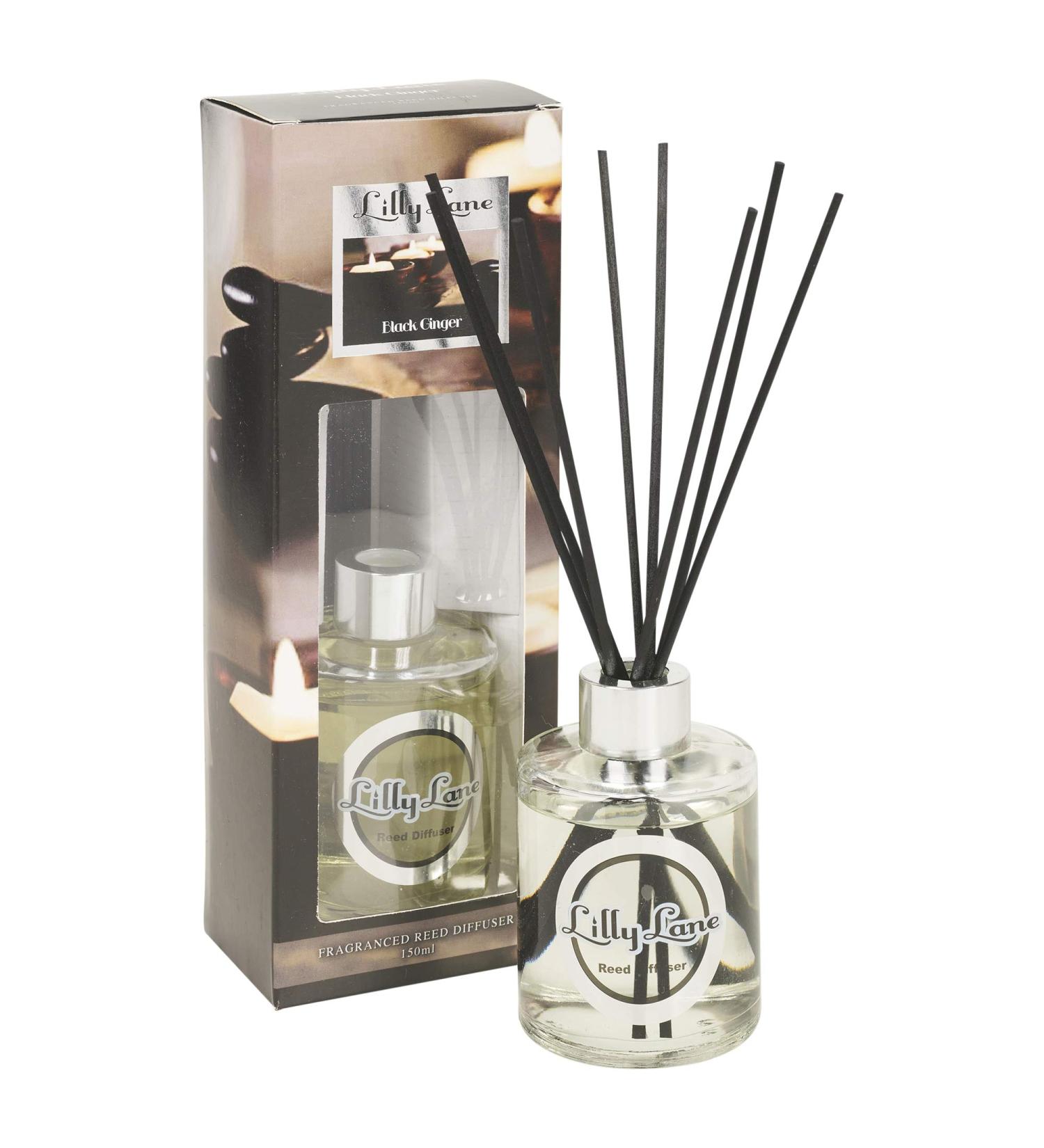 150ml Aroma Diffuser Air Freshener Reed Perfume Home Fragrance Scented Oils (Black Ginger) - Buy Online on GoSupps.com