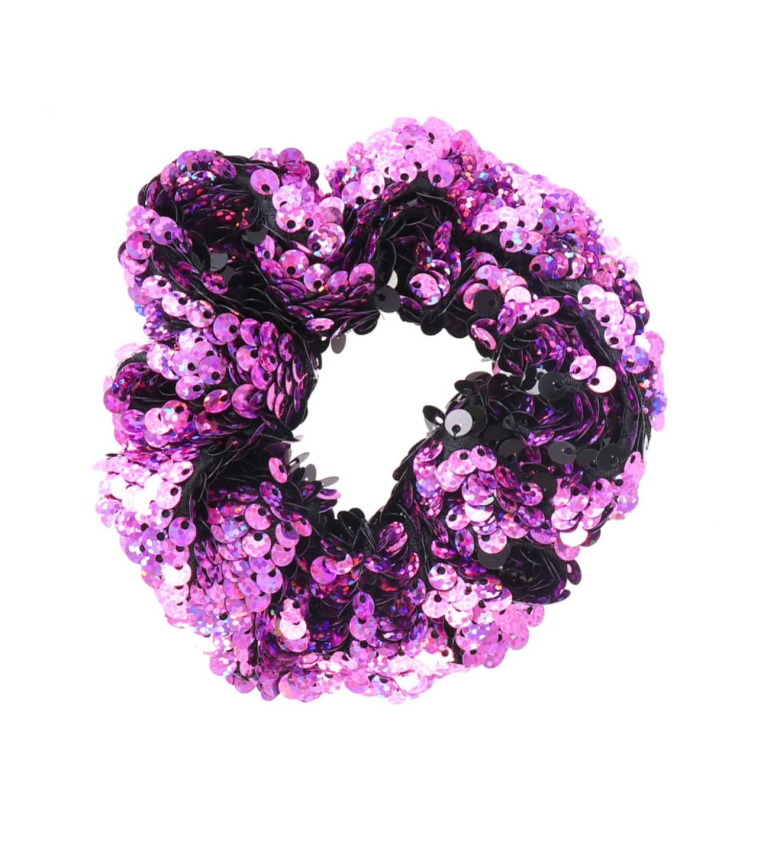 FRCOLOR Metallic Sequins Scrunchies Hair Scrunchies for Girls Cloth Women Hair Bands Rainbow Scrunchies Hair Bow Ropes Hair Bands for Womens Hair Mens Hairband Christmas Miss Tie Size 1 Rosy - Buy Online on GoSupps.com