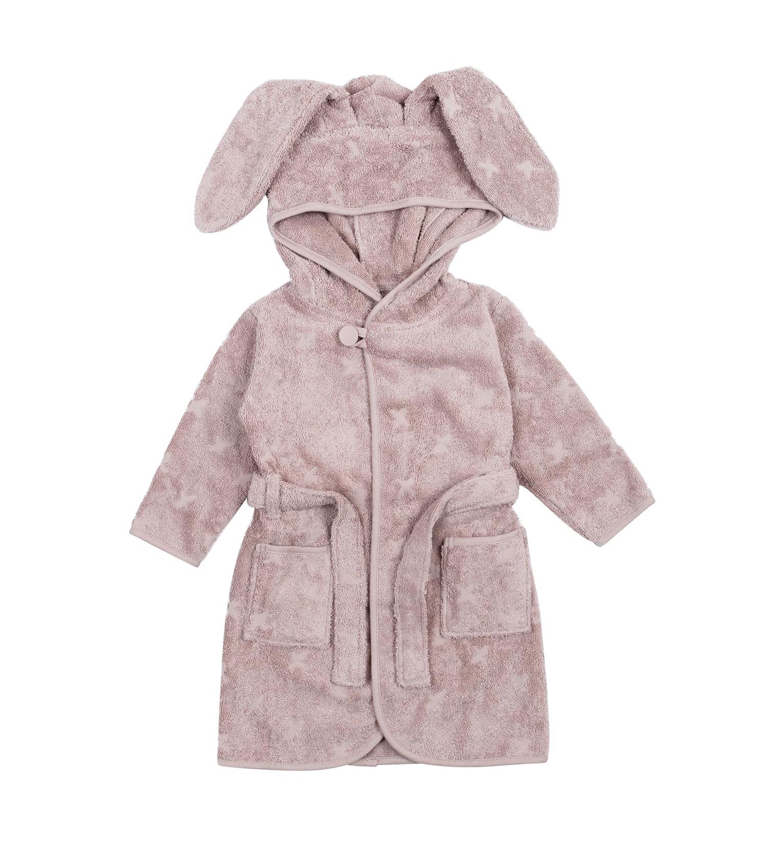 M sli by Green Cotton Baby Girl Bathrobe Bunny 110 Nightingale