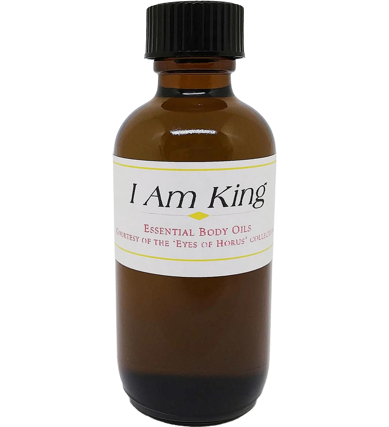 I Am King: SJ - Type For Men Scented Body Oil Fragrance Regular Cap - Grey - 2 oz. - ID#37559 2 Fl Oz (Pack of 1)