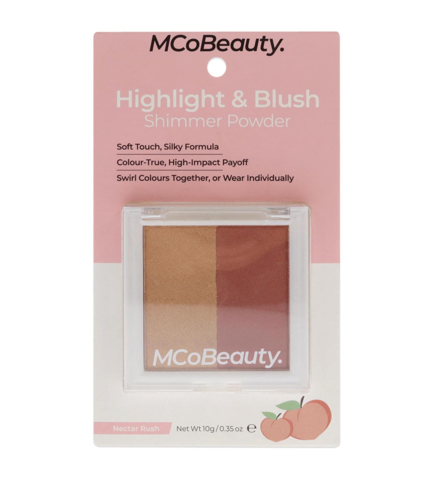 MCoBeauty Highlight and Rouge Nectar Rush for Women | 0.35 oz Makeup | Shop Internationally - Buy Online on GoSupps.com