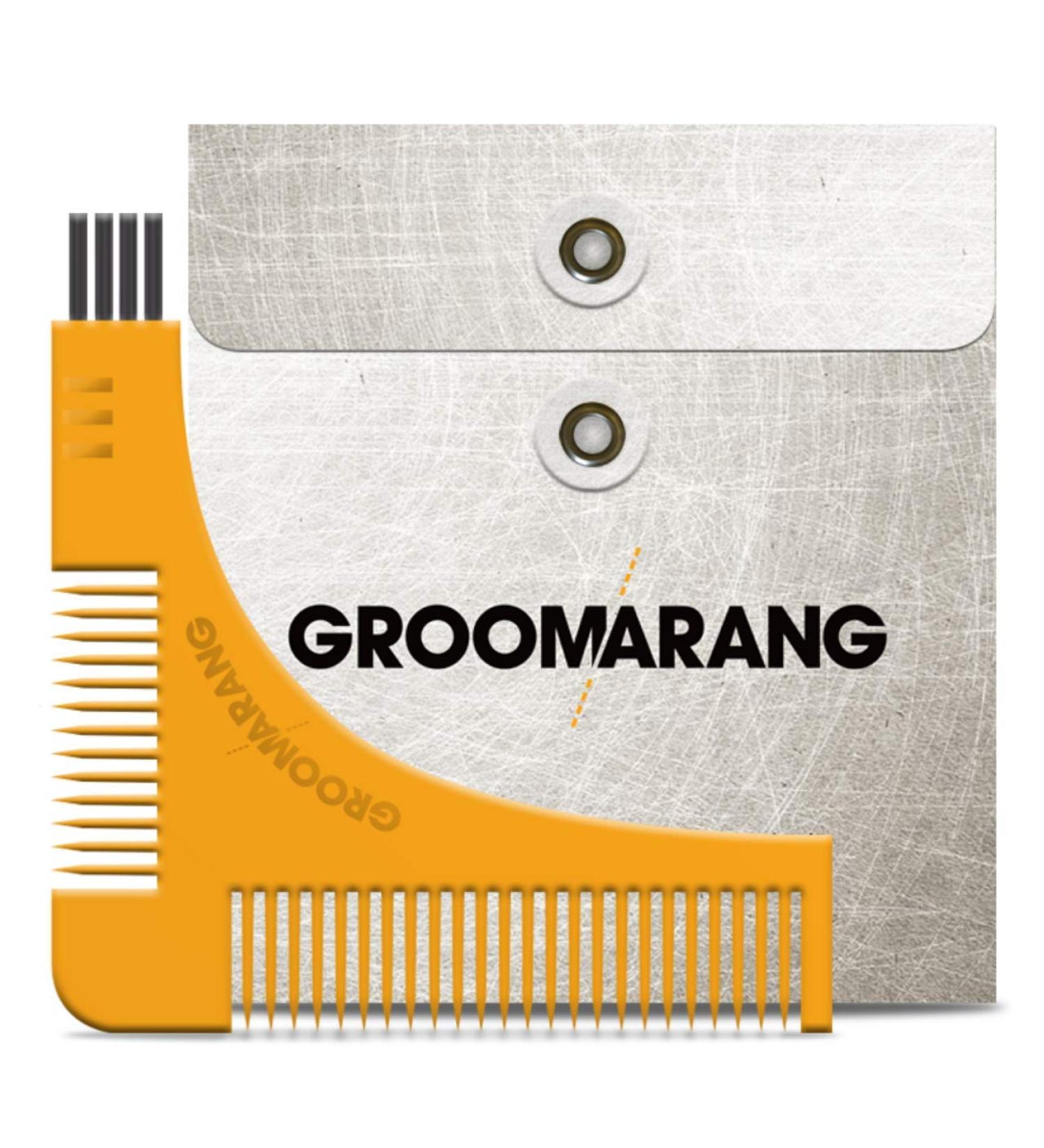 Groomarang Beard Styling Comb Tool - Create Perfect Lines & Symmetry Effortlessly - Buy Online on GoSupps.com