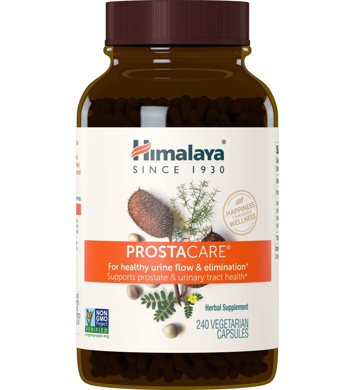 Himalaya ProstaCare 240 Vegetarian Capsules - Natural Support for Prostate Health - Buy Online on GoSupps.com