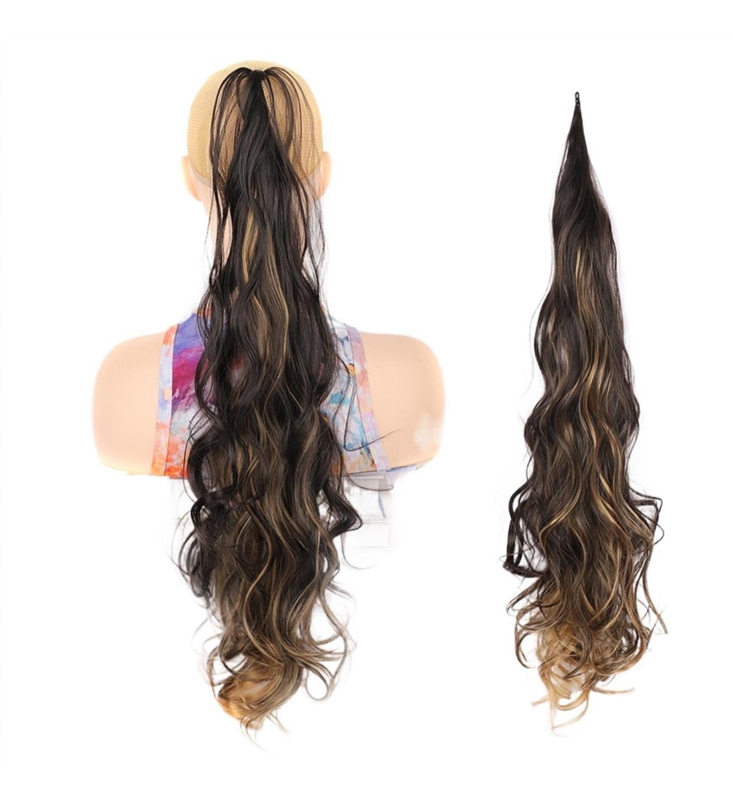 Ponytail Extension Daily Use Synthetic Ponytail 32inch Long Flexible Wrap Around Pony Tail Hair PonytailExtensions for Women Fake Tail Hairpiece Ponytail Hair Extension(P8-25) 32inch P8-25 - Buy Online on GoSupps.com