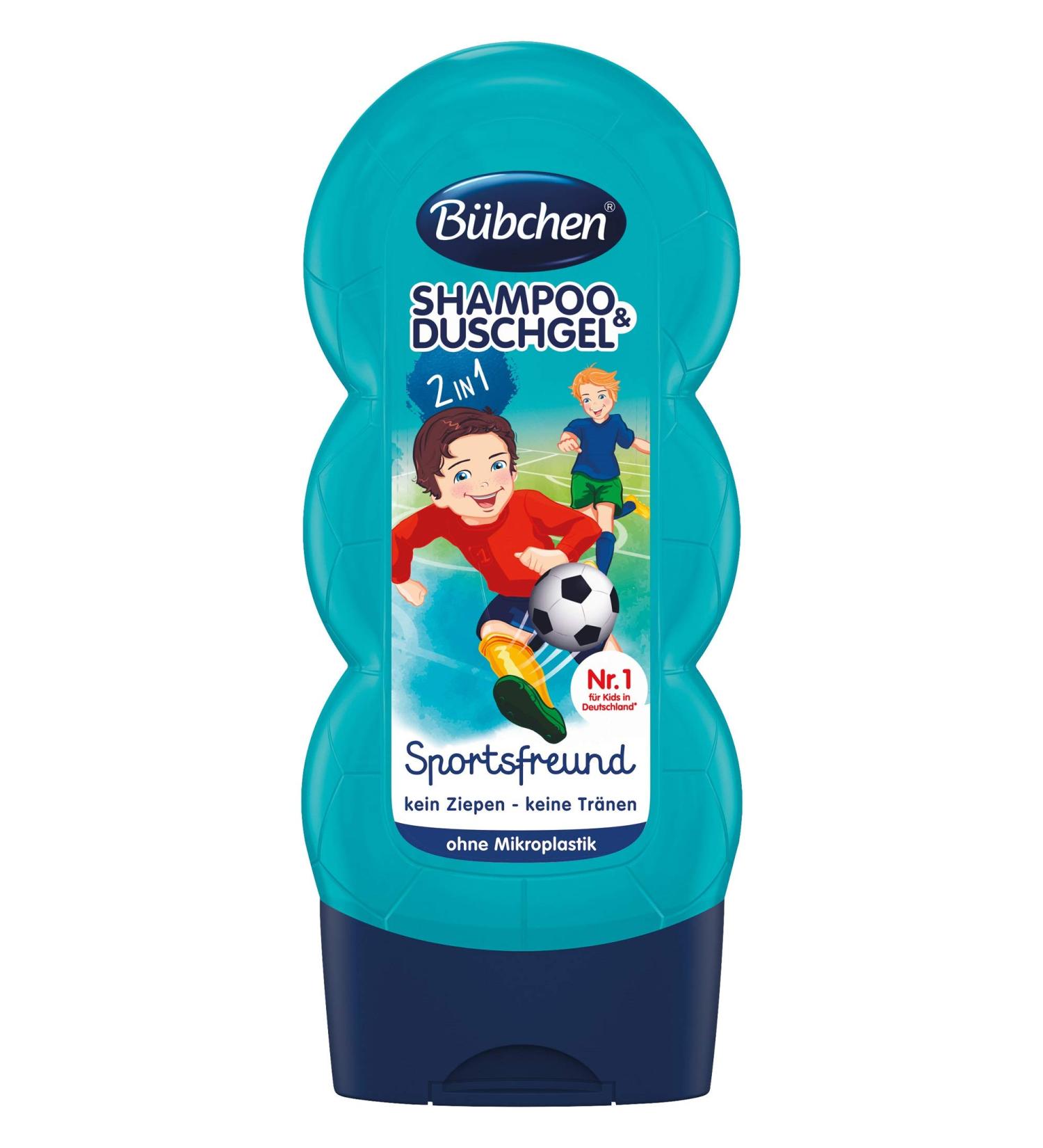 B bchen Sportsfreund Kids Shampoo & Shower Gel 230 ml - Gentle Hypoallergenic Formula for Active Children | Buy Online Internationally - Buy Online on GoSupps.com