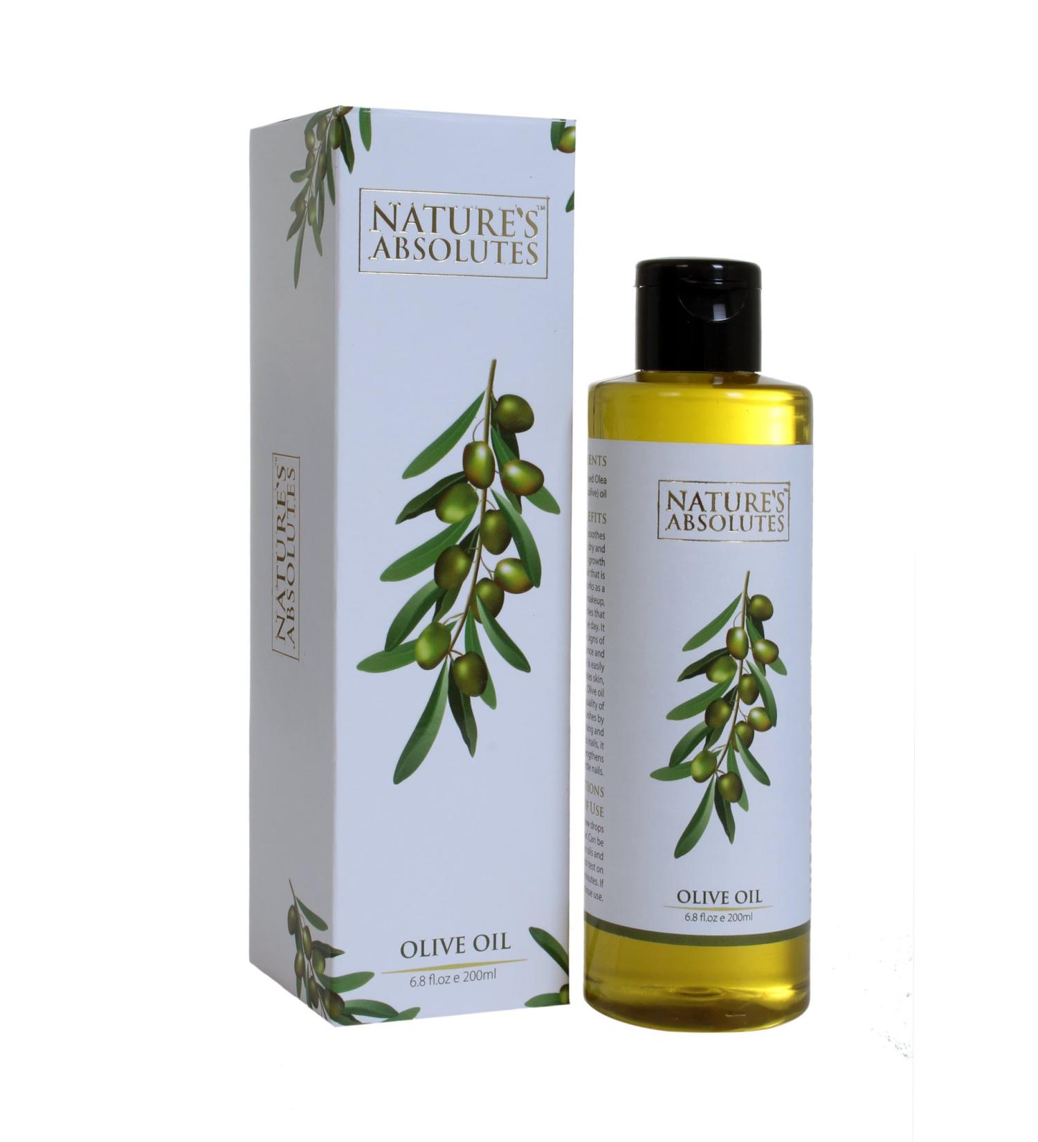 Nature's Absolutes Olive Carrier Oil 200ml - Premium Quality for Skincare & Haircare | International Shipping - Buy Online on GoSupps.com