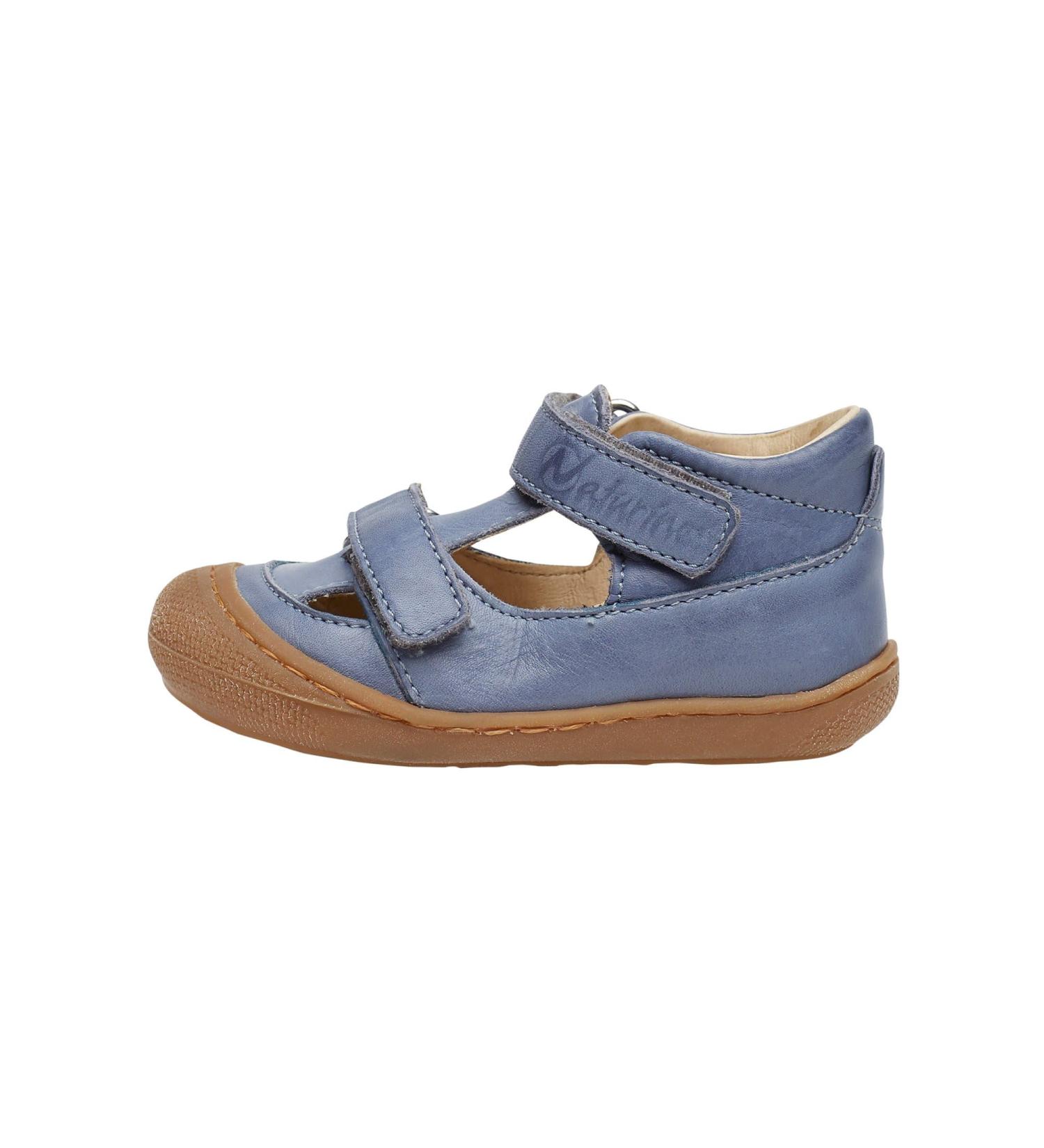 Naturino Puffy-Leather Shoes 4 UK Blue Celeste 0c08 - Stylish and Comfortable Kids Footwear - Buy Online on GoSupps.com