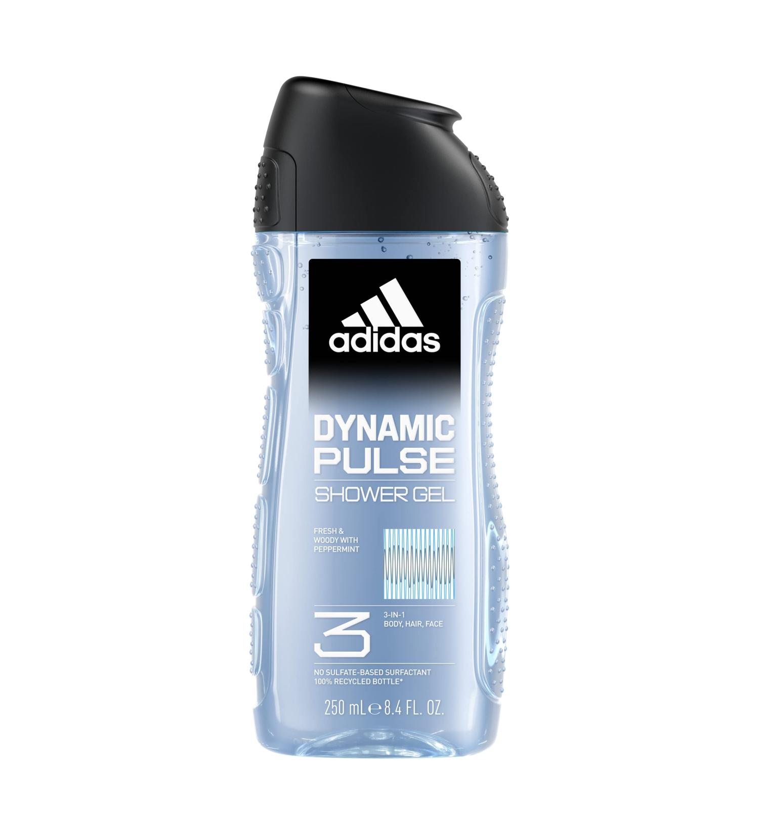 Adidas Dynamic Pulse 3-in-1 body hair and face shower gel for him 250 ml