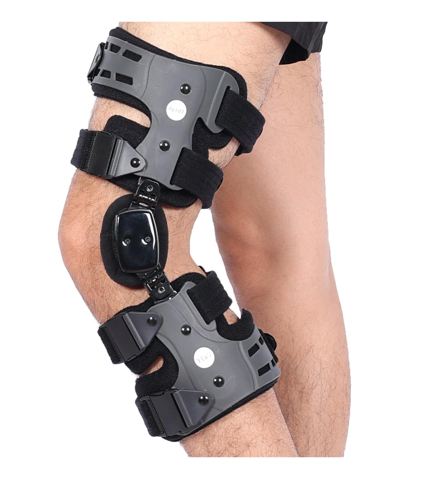 OA Unloader Knee Brace for Osteoarthritis & Joint Pain Relief - Adjustable Support for Arthritis Cartilage Repair & Lateral Degeneration (Gray/Left - Buy Online on GoSupps.com