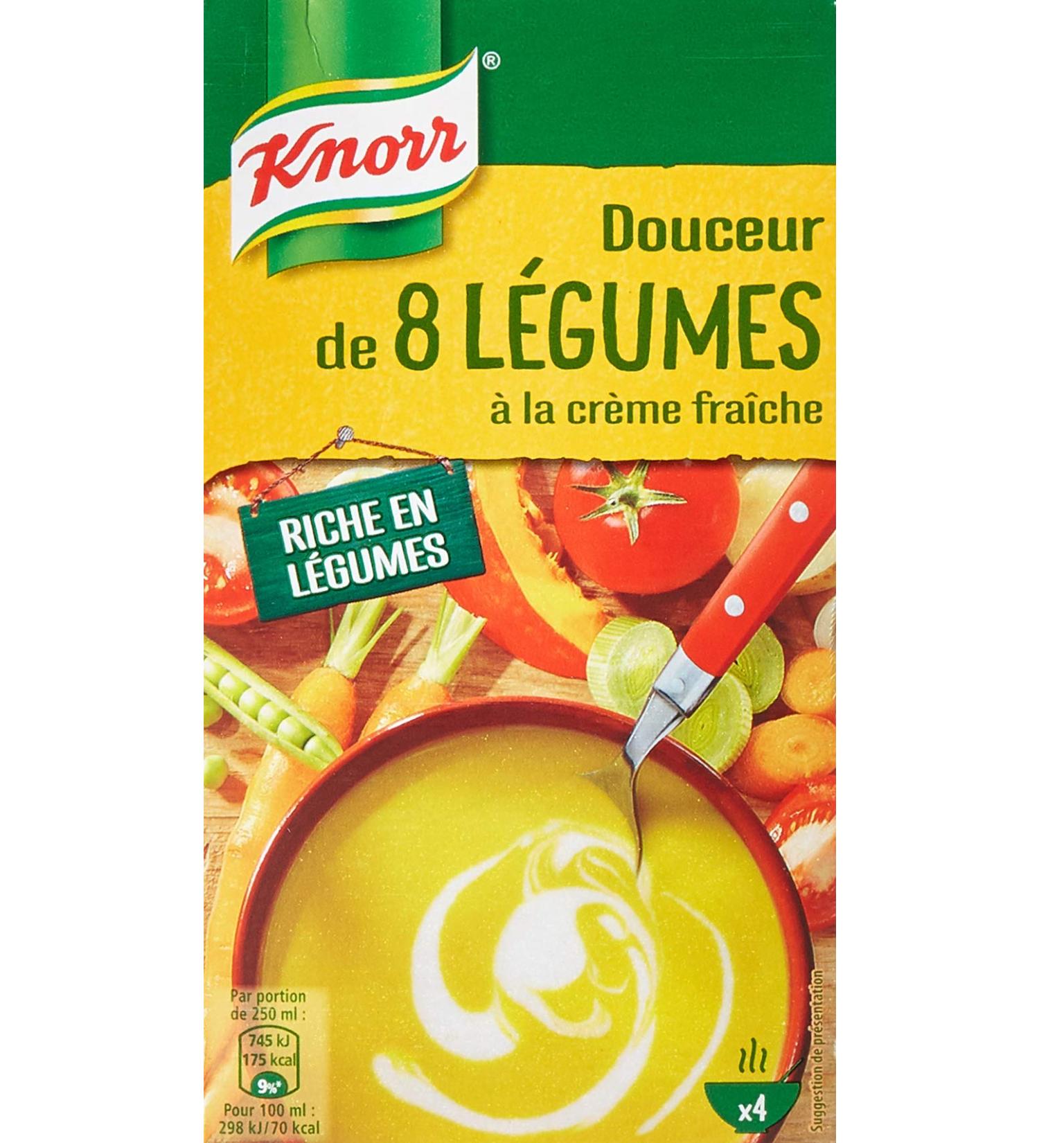 Knorr Sweet Soup of 8 Vegetables with Fresh Cream 1L - Buy Online on GoSupps.com