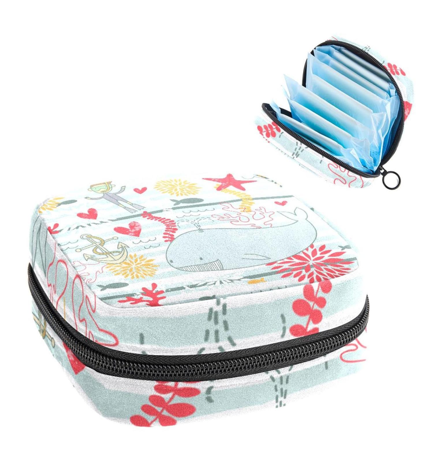 GIAPB Sea Animal Whale Fish Period Storage Pouch - Color5451 - Buy Online on GoSupps.com
