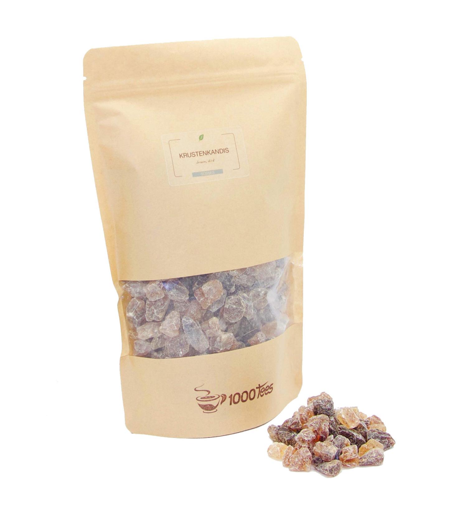 Crust Rock Candy - Brown Thick Sugar Rock Candy 400g | Sweet Treats for International Shipping - Buy Online on GoSupps.com