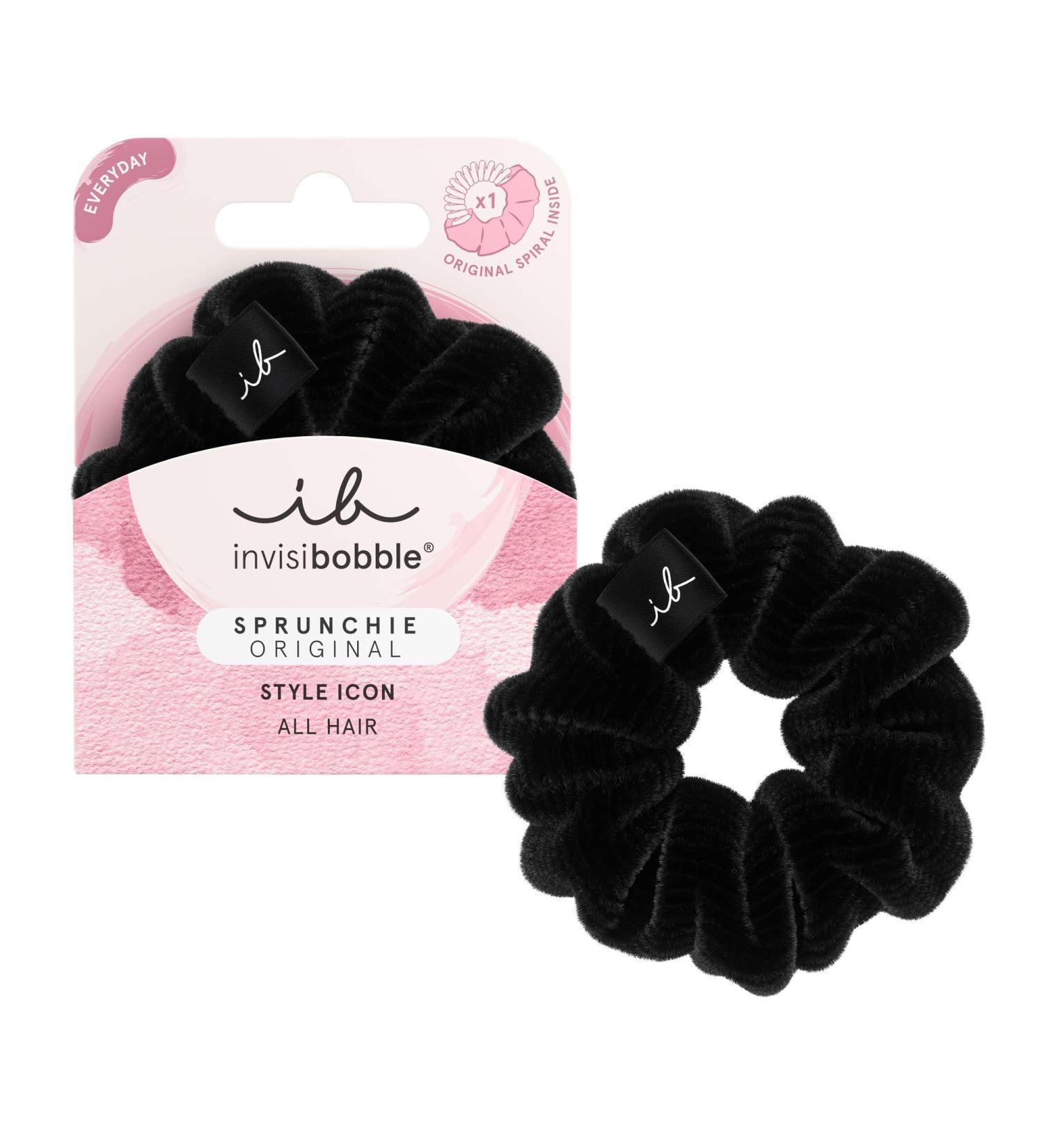 Invisibobble Black Hair Tie Scrunchie - Strong Support for Women & Girls - Designed in Munich - 1 Piece - Buy Online on GoSupps.com