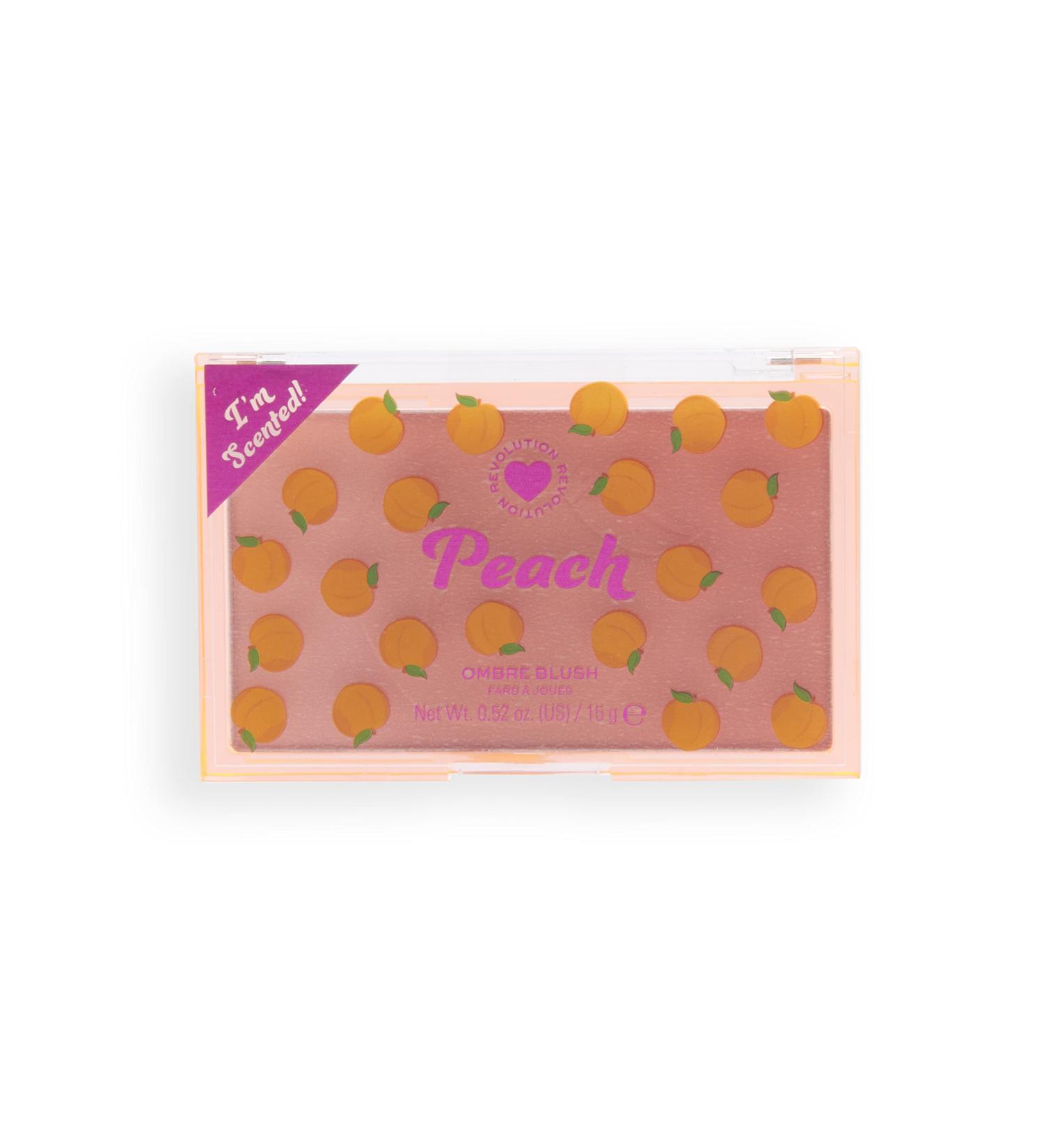 I Heart Revolution Makeup Blush Highly Pigmented Vegan & Cruelty-Free Pressed Powder Blush Peach Ombre 15g - Buy Online on GoSupps.com