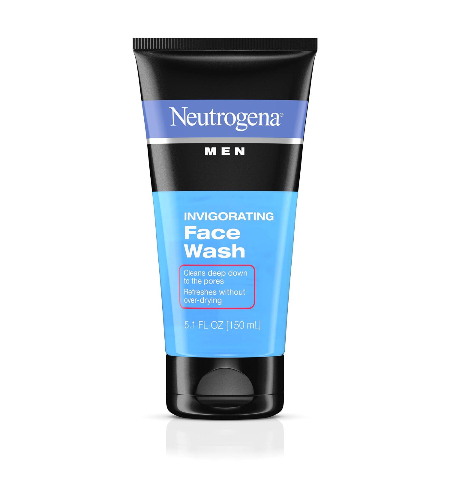 Neutrogena Men's Invigorating Daily Foaming Gel Face Wash - 5.1 fl. oz (Pack of 1) - Buy Online on GoSupps.com